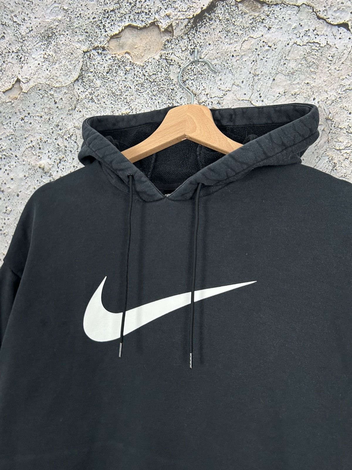 Nike Nike Big Swoosh Logo Hoodie Streetwear Drill Hype Size US L / EU 52-54 / 3 - 3 Thumbnail