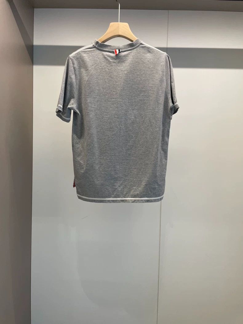 Thom Browne Thom Browne Gray cotton T-shirt Size US XS / EU 42 / 0 - 2 Thumbnail