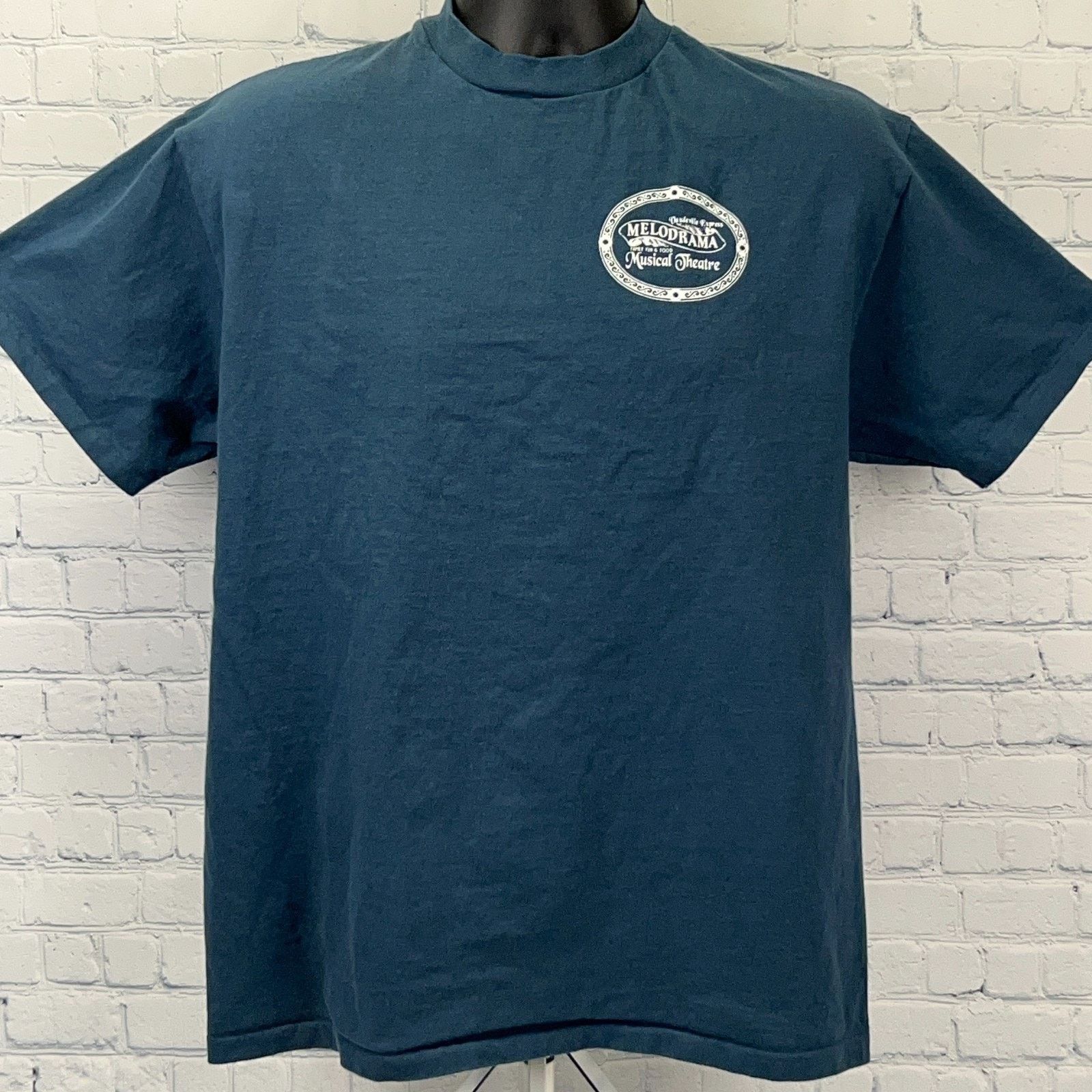 Hanes Vaudeville Express Melodrama Musical Theatre T Shirt Blue L Size US L / EU 52-54 / 3 - 2 Thumbnail