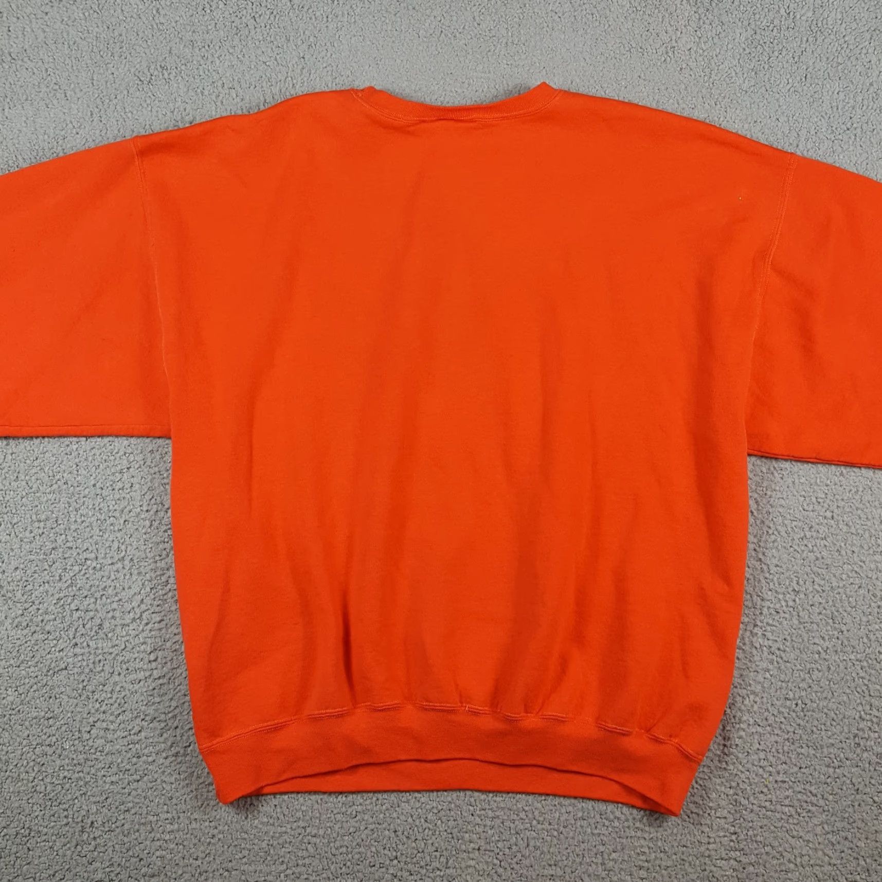 Champion VINTAGE Virginia Tech Hokies Football Crewneck Pullover Sweatshirt - XL - Orange - Champion - NCAA College - 90s Retro Sports University USA - Men Size US XL / EU 56 / 4 - 6 Thumbnail