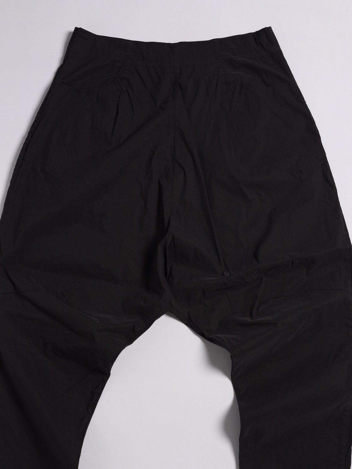 Rundholz Rundholz Black Label Dark Navy Linen Cotton Nylon Wide Pants Size 28" / US 6 / IT 42 - 13 Thumbnail