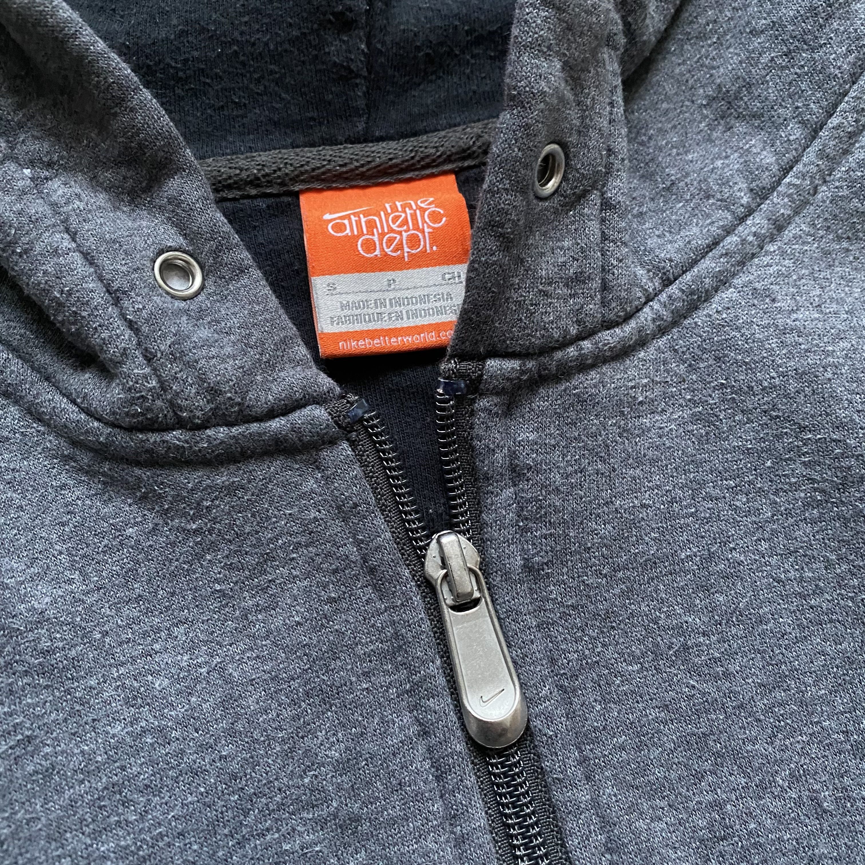 Nike Vintage Nike zip up boxy hoodie Y2K Mini swoosh fleece Size US S / EU 44-46 / 1 - 4 Thumbnail