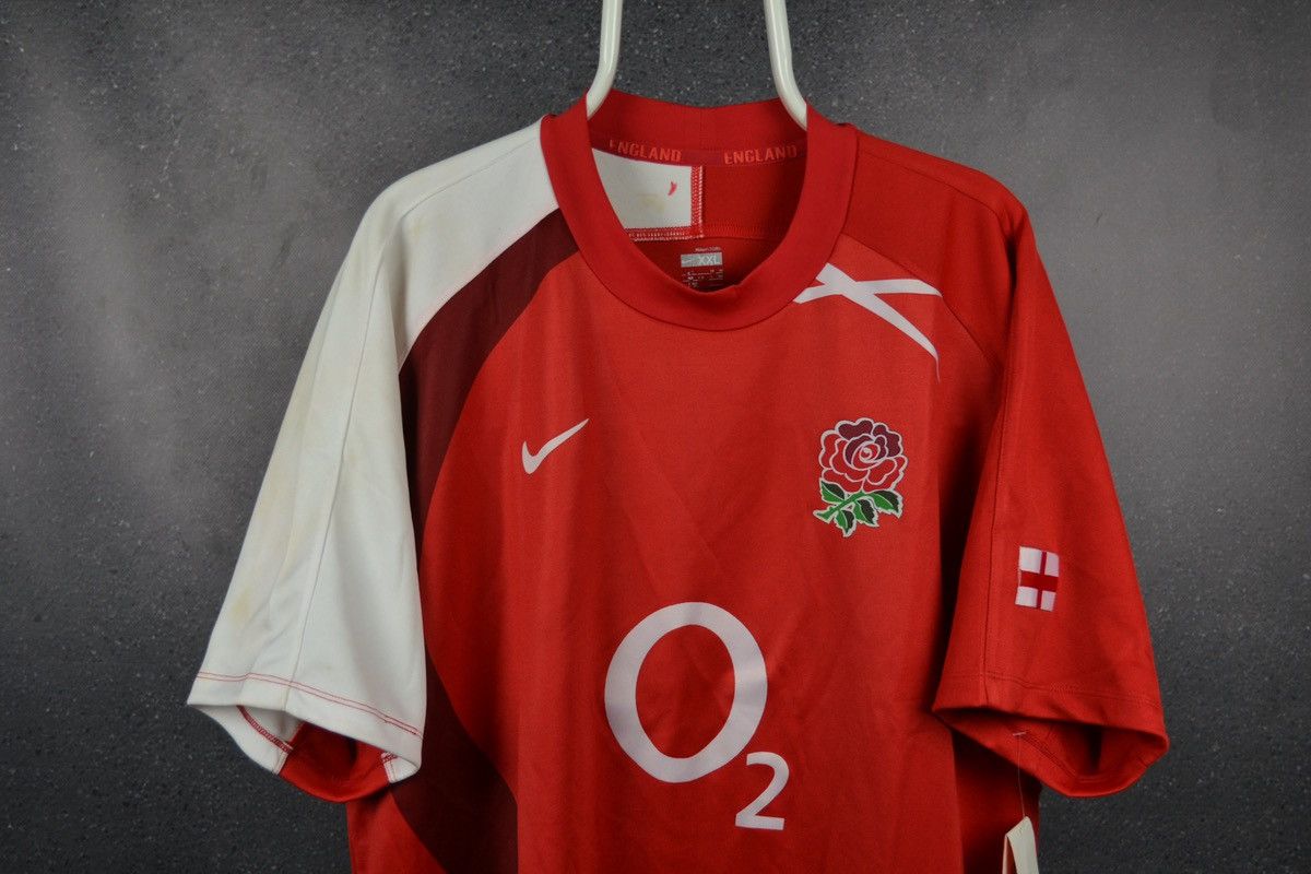 Nike × Vintage England Away Rugby Union Jersey Nike Vintage Shirt Retro XXL Size US XXL / EU 58 / 5 - 3 Thumbnail
