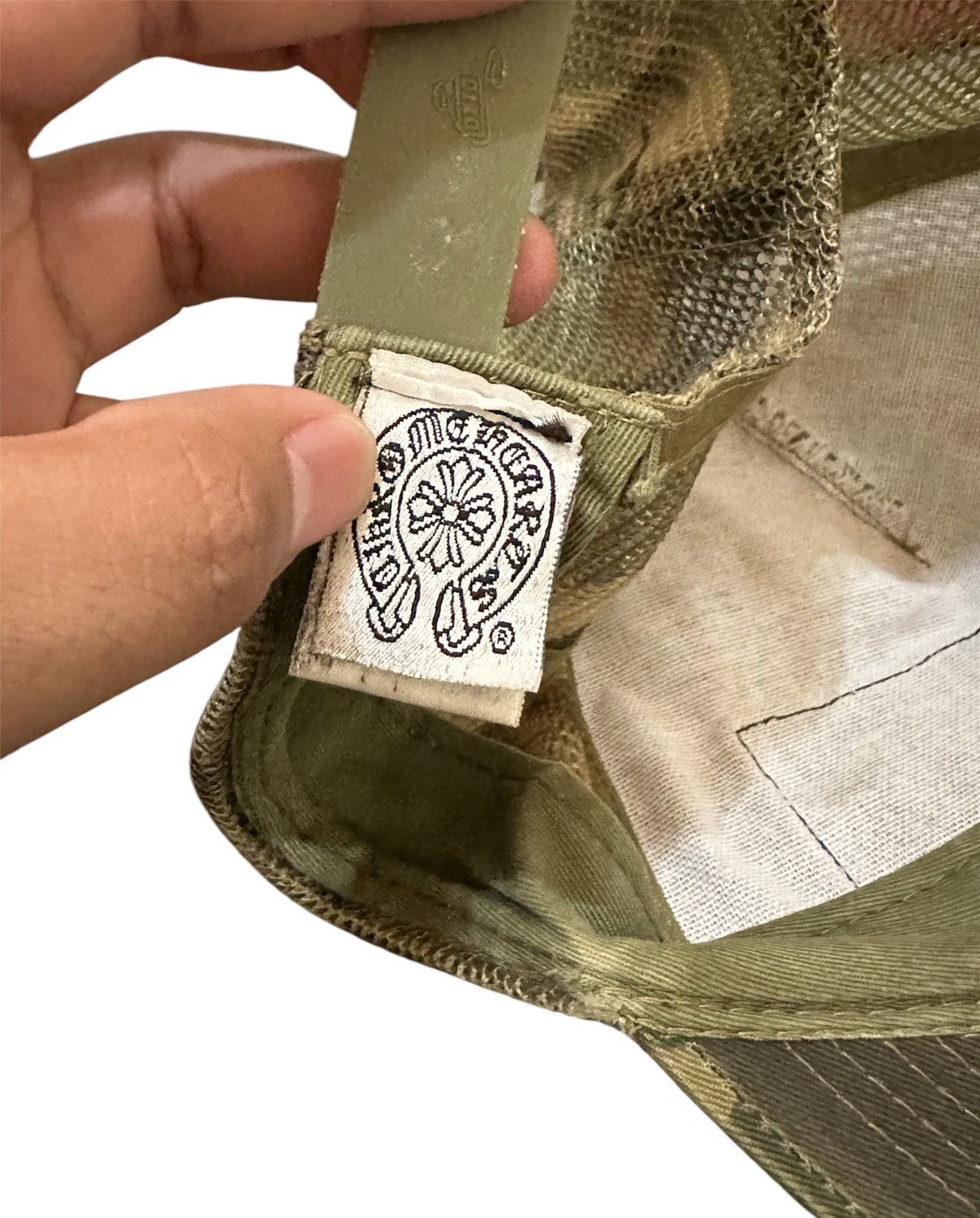 Chrome Hearts Chrome Hearts Hat / Cap logo “Fuck” Camo Size ONE SIZE - 5 Thumbnail