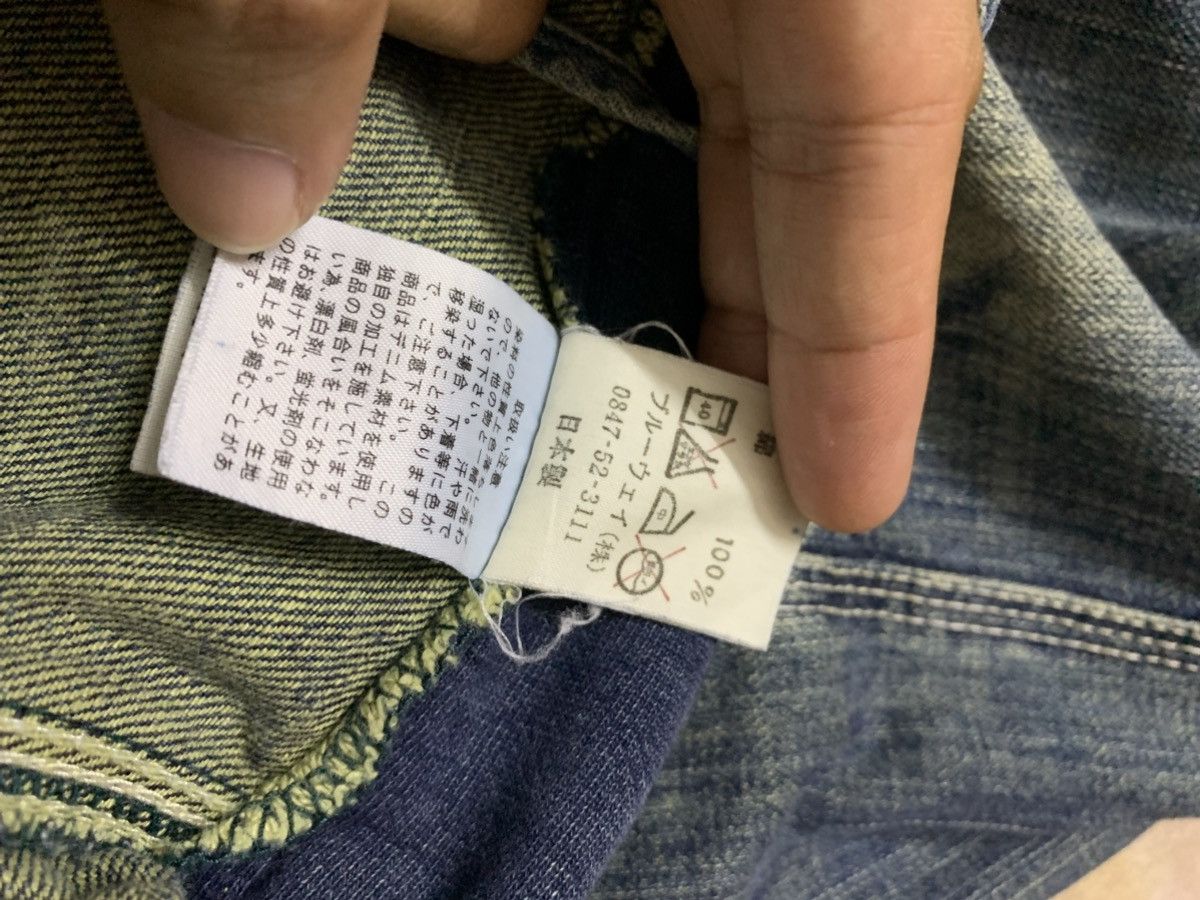 Japanese Brand Flare ET BOITE Washed Denim Hybrid Pants Spirit Goa Lgb Size US 32 / EU 48 - 13 Thumbnail
