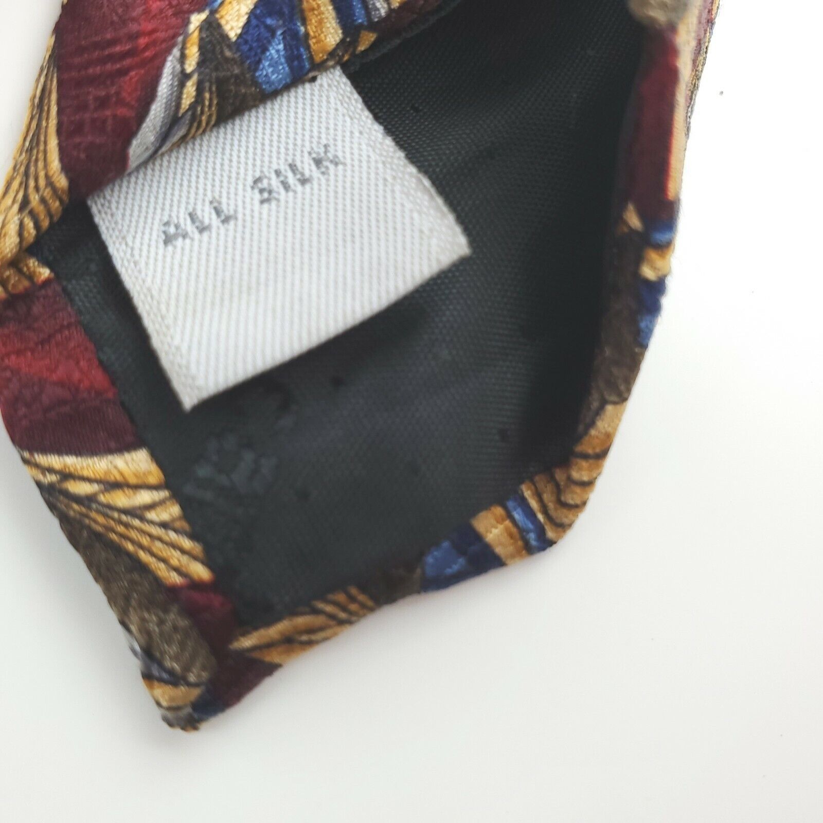 Pierre Cardin Pierre Cardin Red Print Silk Tie Wide Size ONE SIZE - 4 Thumbnail