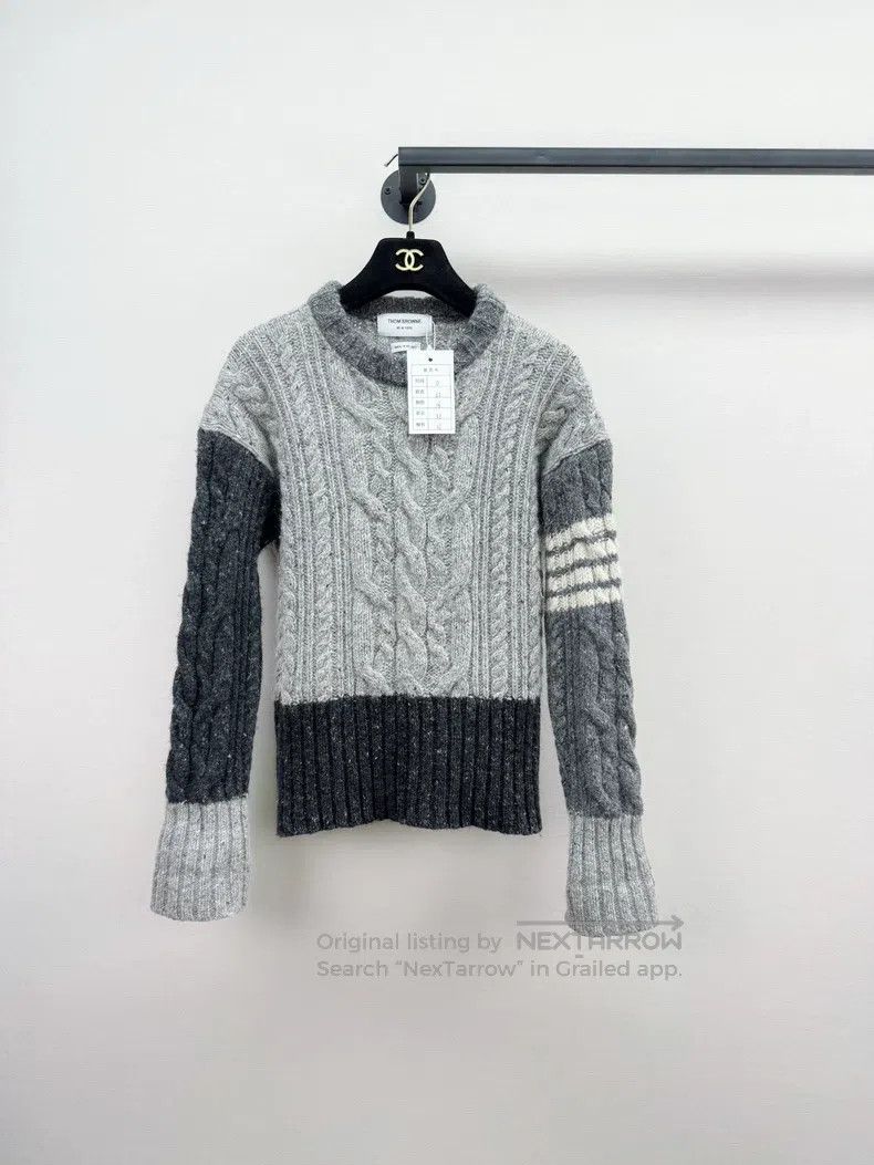 Thom Browne Thom Browne Wool Classic Patchwork Sweater Size US XS / EU 42 / 0 - 1 Thumbnail