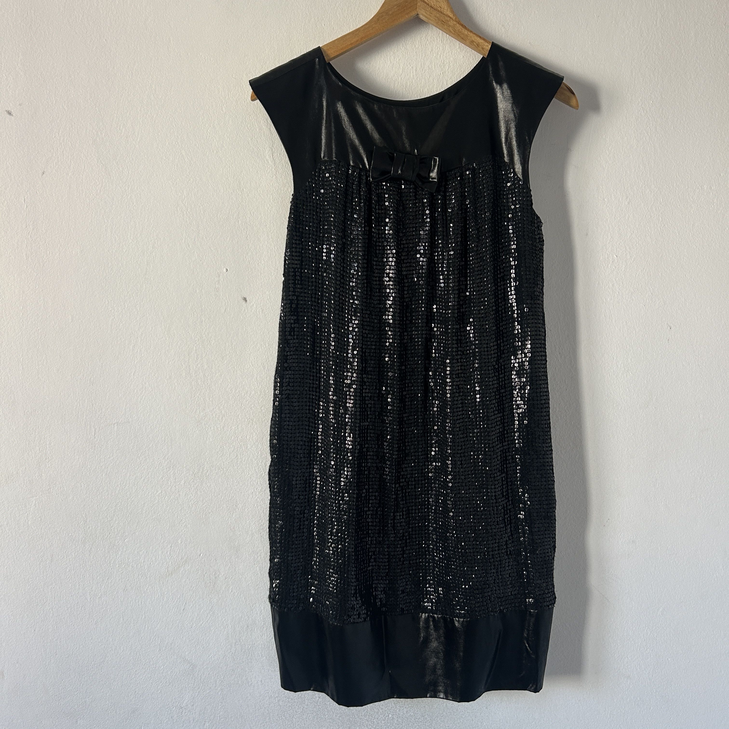 plein sud Vintage y2k Plein Sud Sequin Silk Party Sheath Dress Size S / US 4 / IT 40 - 7 Thumbnail