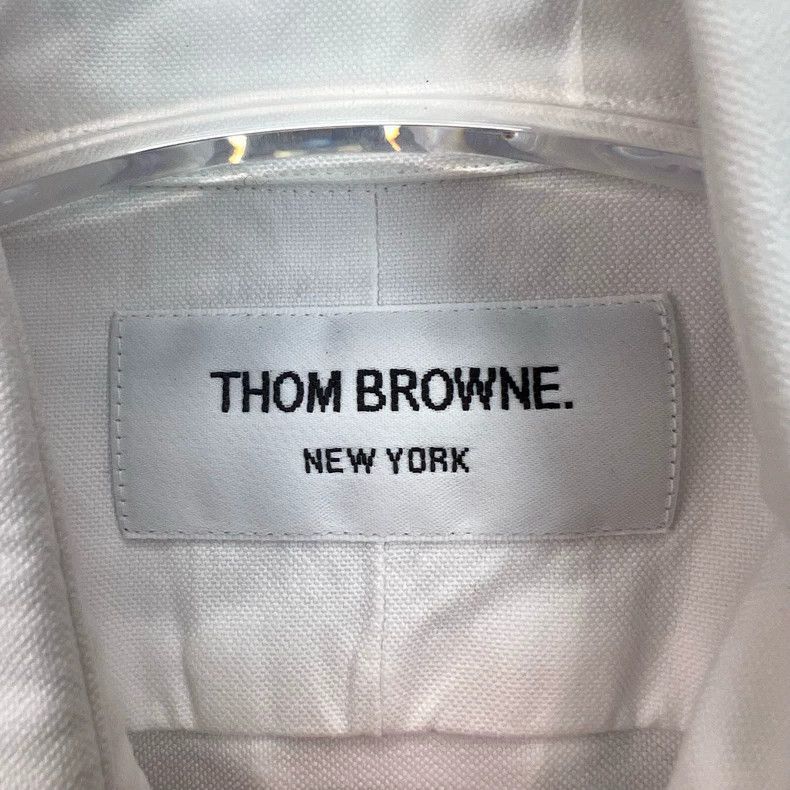 Thom Browne Thom browne White shirt with colorful stripes and double sl Size US XS / EU 42 / 0 - 3 Thumbnail