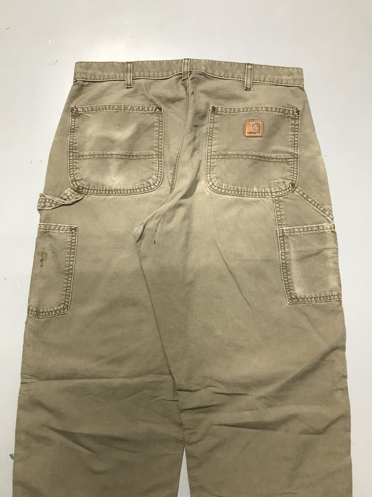 Carhartt Vintage carhartt B195 LBR double knee workwear Size US 34 / EU 50 - 8 Thumbnail
