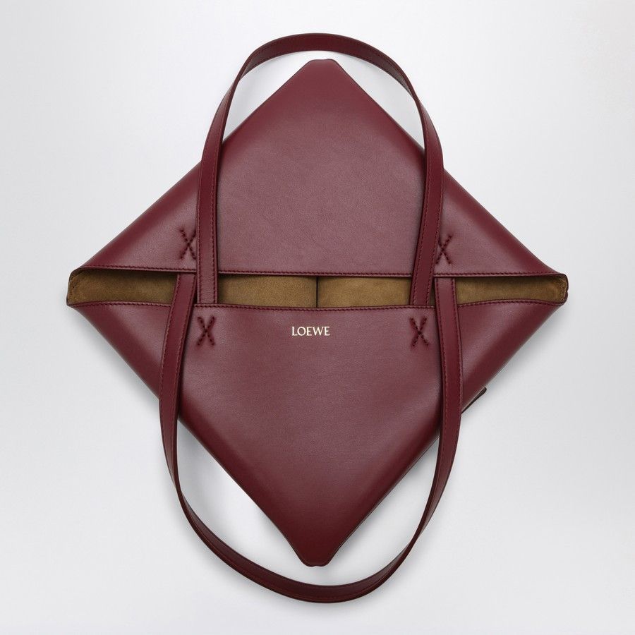 Loewe o1d2blof0824 Size: OS / Puzzle Fold Tote Bag in Burgundy Size ONE SIZE - 4 Thumbnail