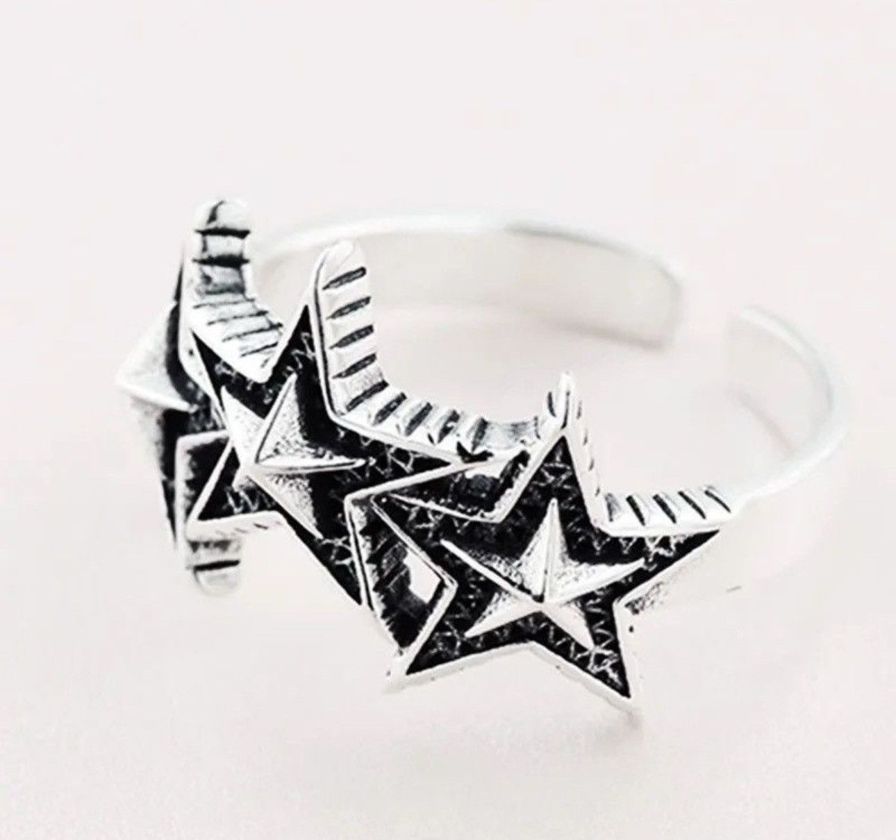 Other 3 Stars Adjustable Ring Size ONE SIZE - 3 Thumbnail
