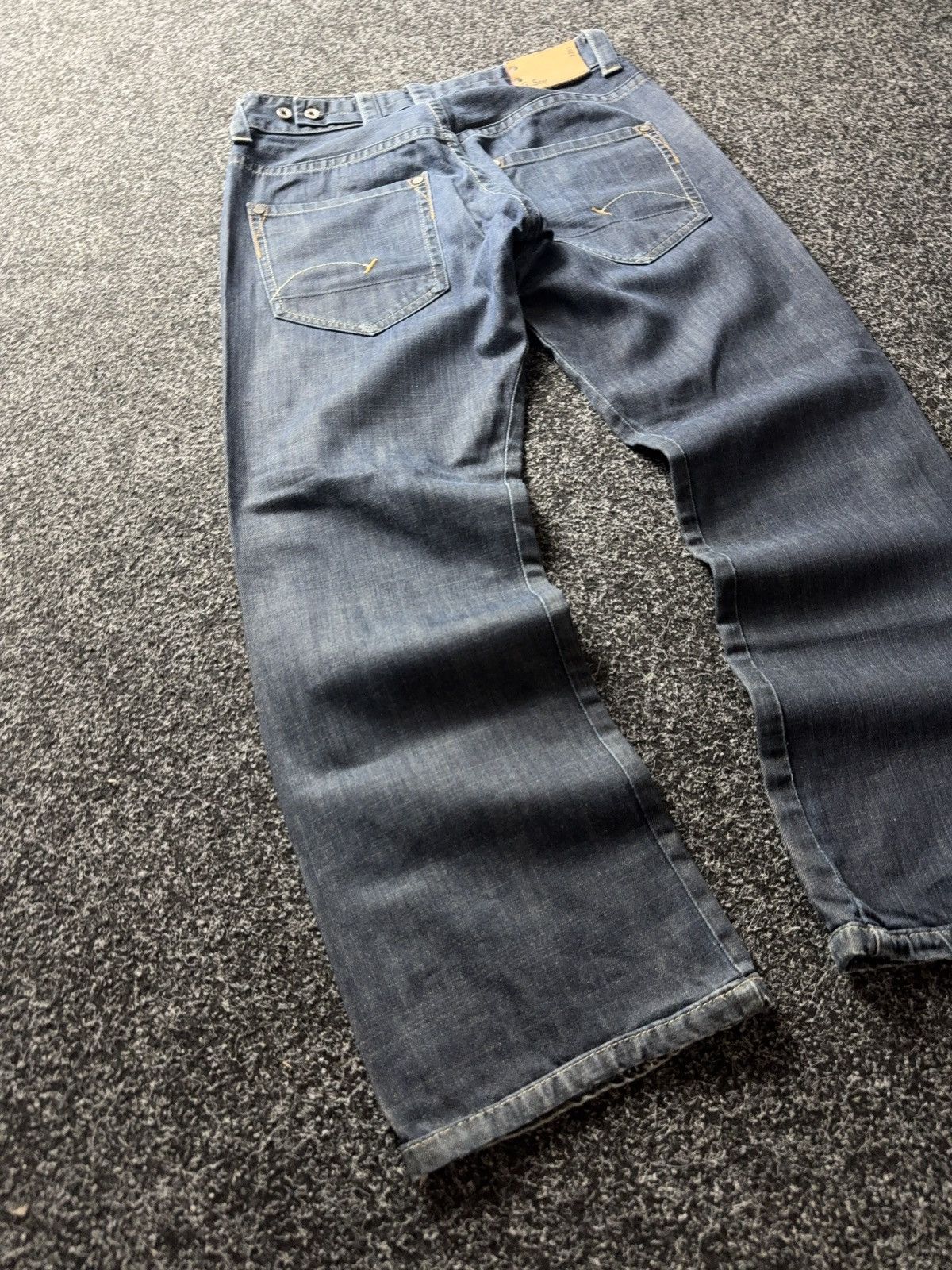 G-Star Vintage 00s G-Star 3301 Dark Wash Denim Jeans Straight Fit Size US 30 / EU 46 - 14 Thumbnail
