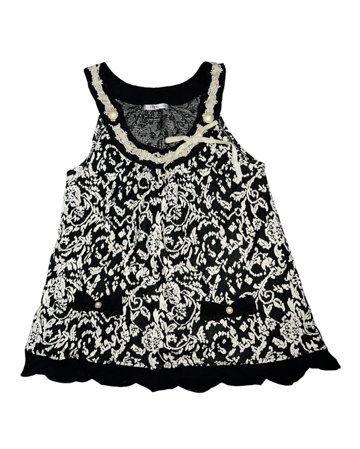 LIZ LISA Axes Femme floral coquette cami 🖤🥀 Size M / US 6-8 / IT 42-44 - 2 Thumbnail