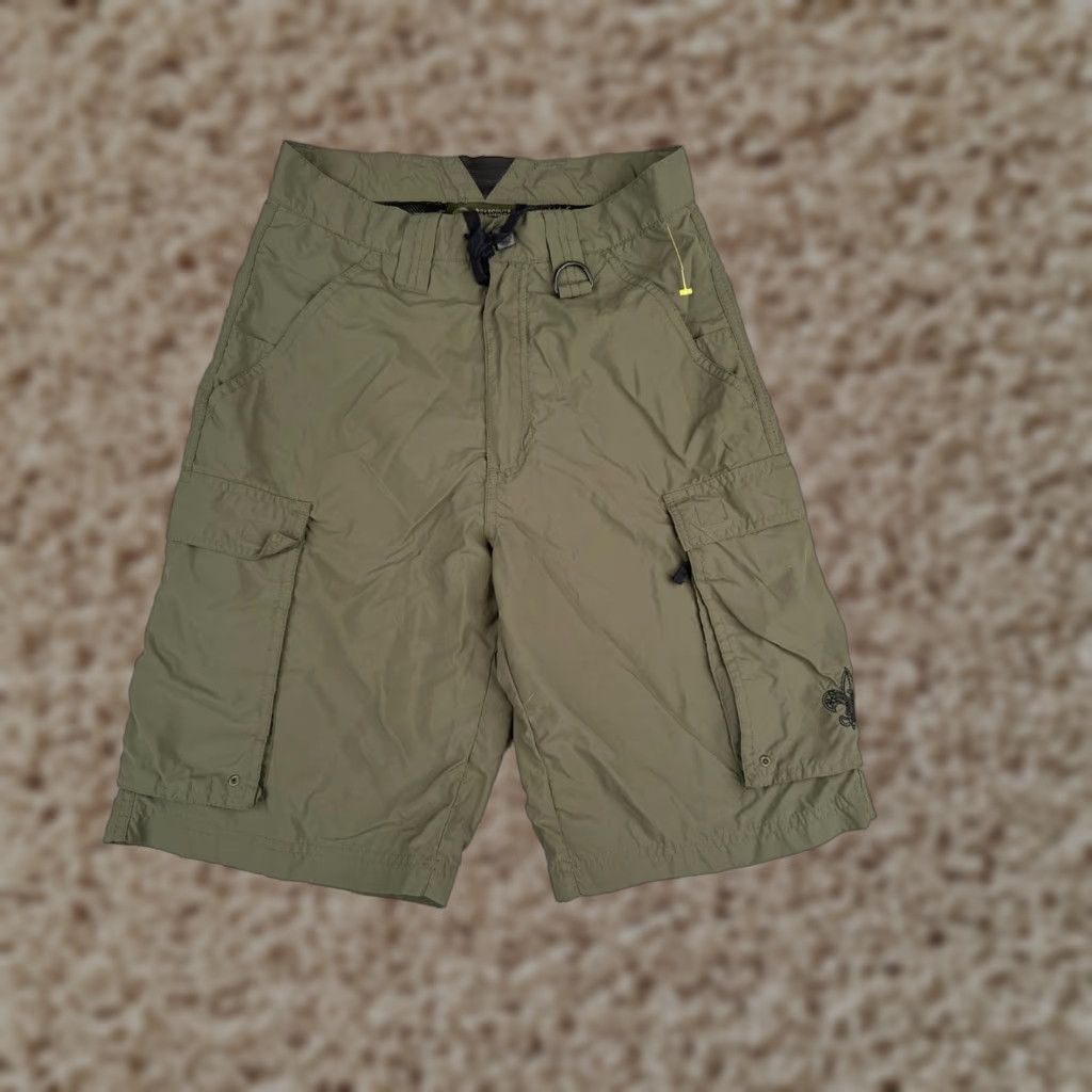 Vintage Boy Scouts Shorts Adult XS Green Centennial Uniform Supplex Nylon Cargo Size US 27 - 1 Thumbnail