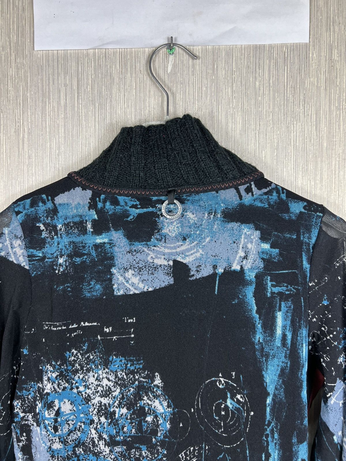 Jean Paul Gaultier Vintage Save the Queen! y2k mesh blouse puffy long sleeves Size XL / US 12-14 / IT 48-50 - 19 Thumbnail