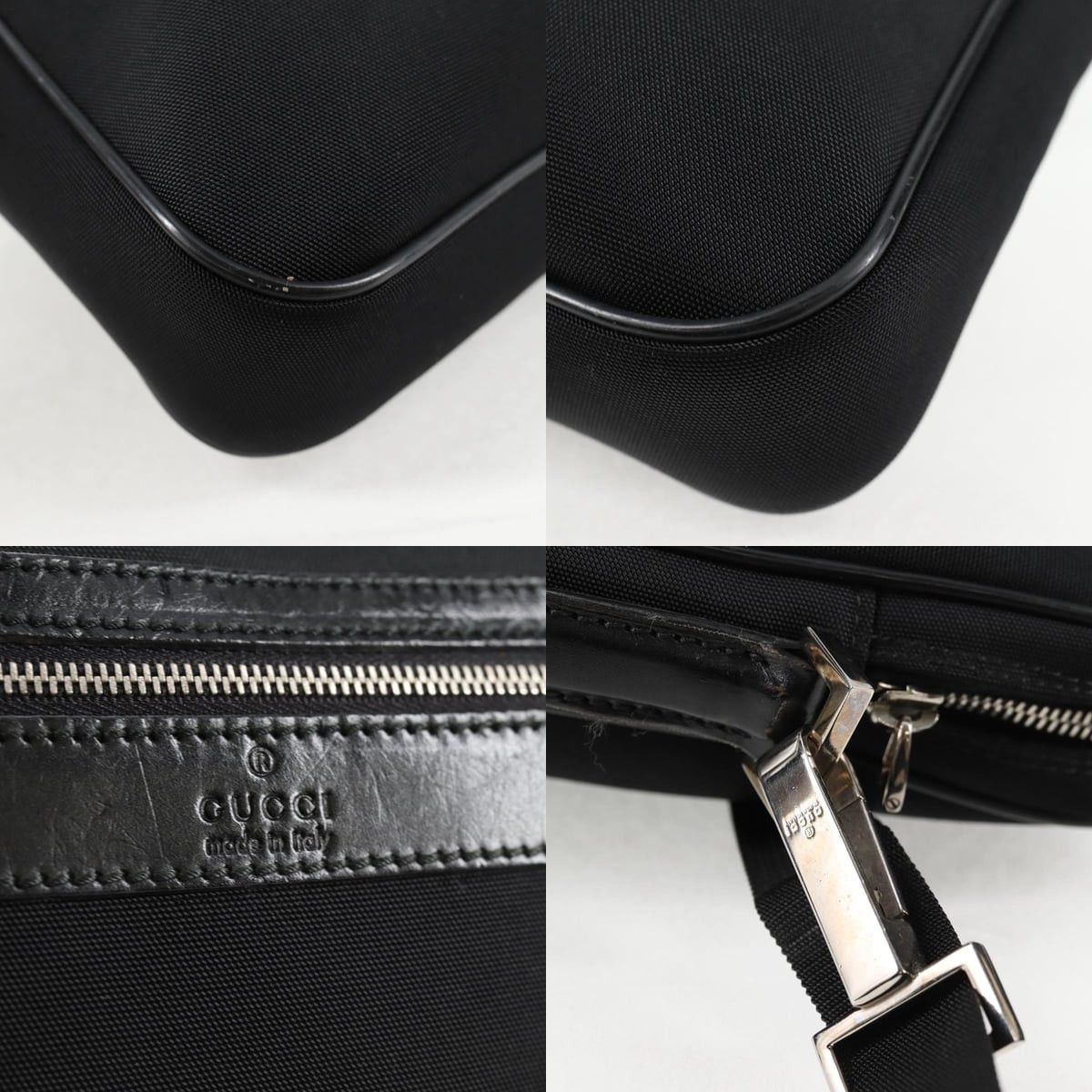 Gucci GUCCI Shoulder Bag Nylon Black Silver Size ONE SIZE - 11 Thumbnail