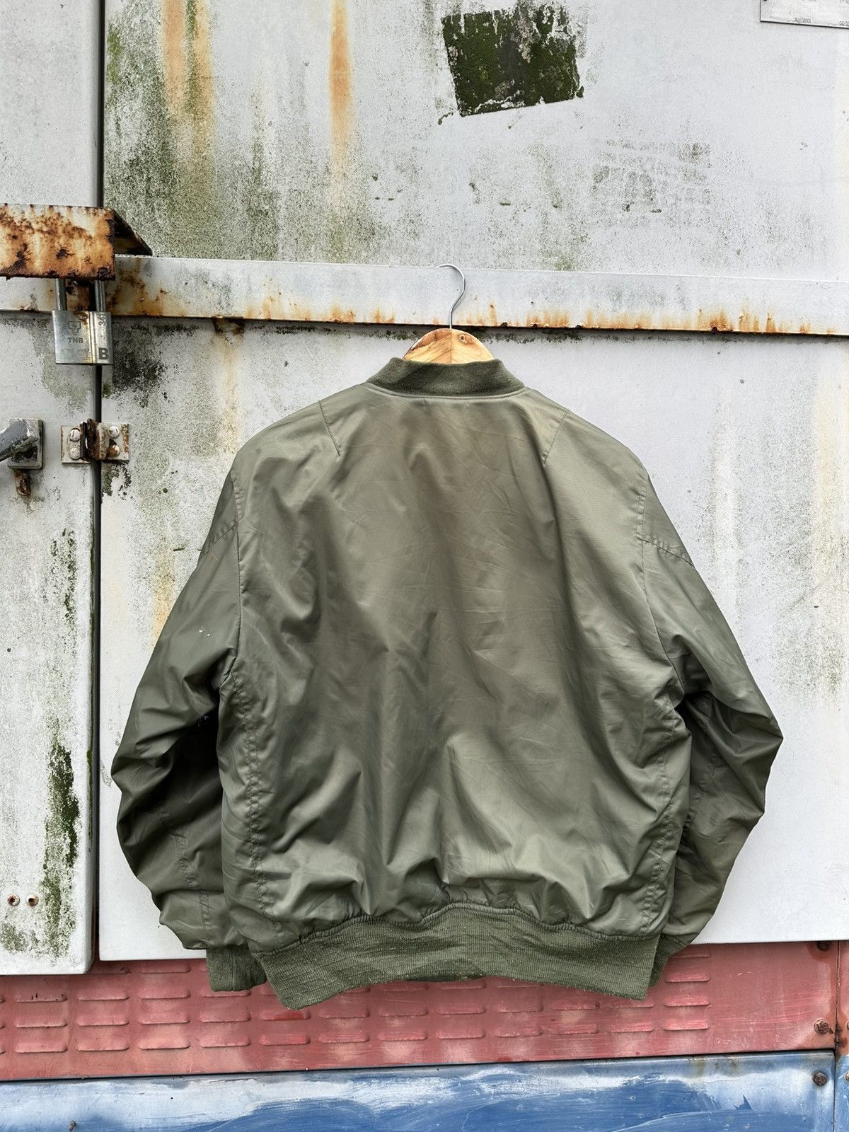 Vintage 🪖Vintage MA-1 Man Intermediate Bomber Jacket Size US M / EU 48-50 / 2 - 10 Thumbnail