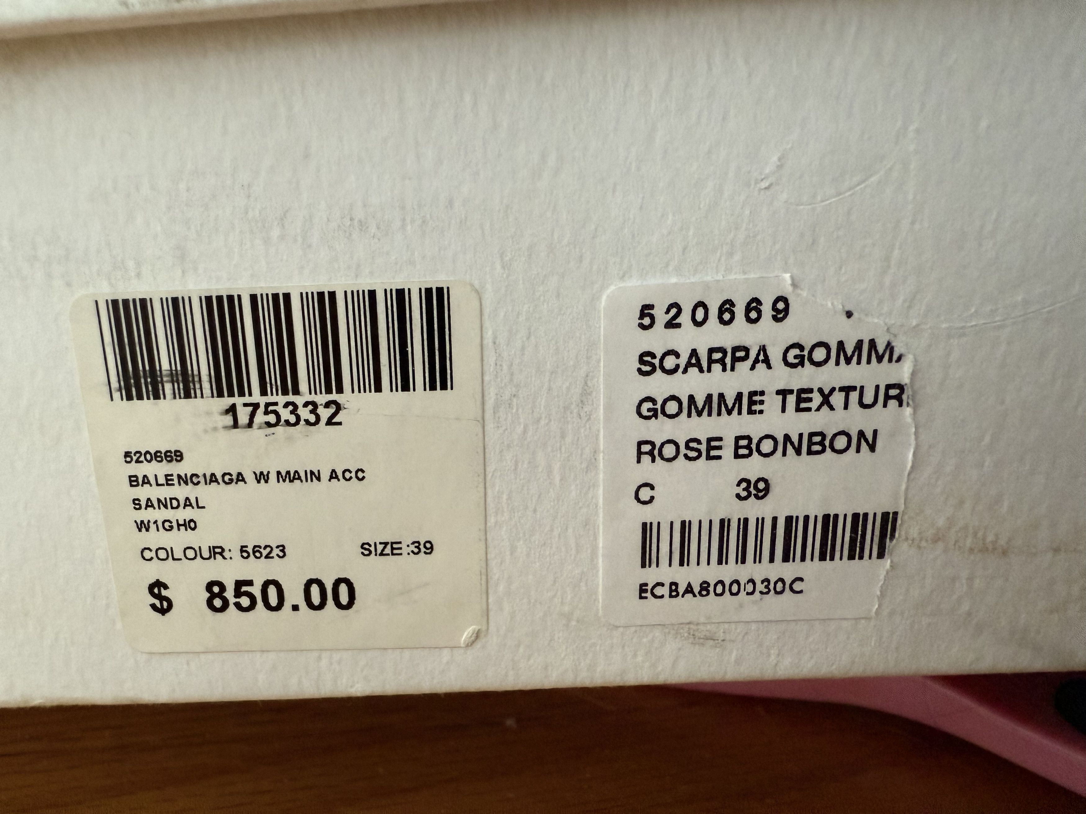 Balenciaga BALENCIAGA CROCS (W Main Acc Sandal W1GH0) Size US 6 / EU 39 - 9 Thumbnail