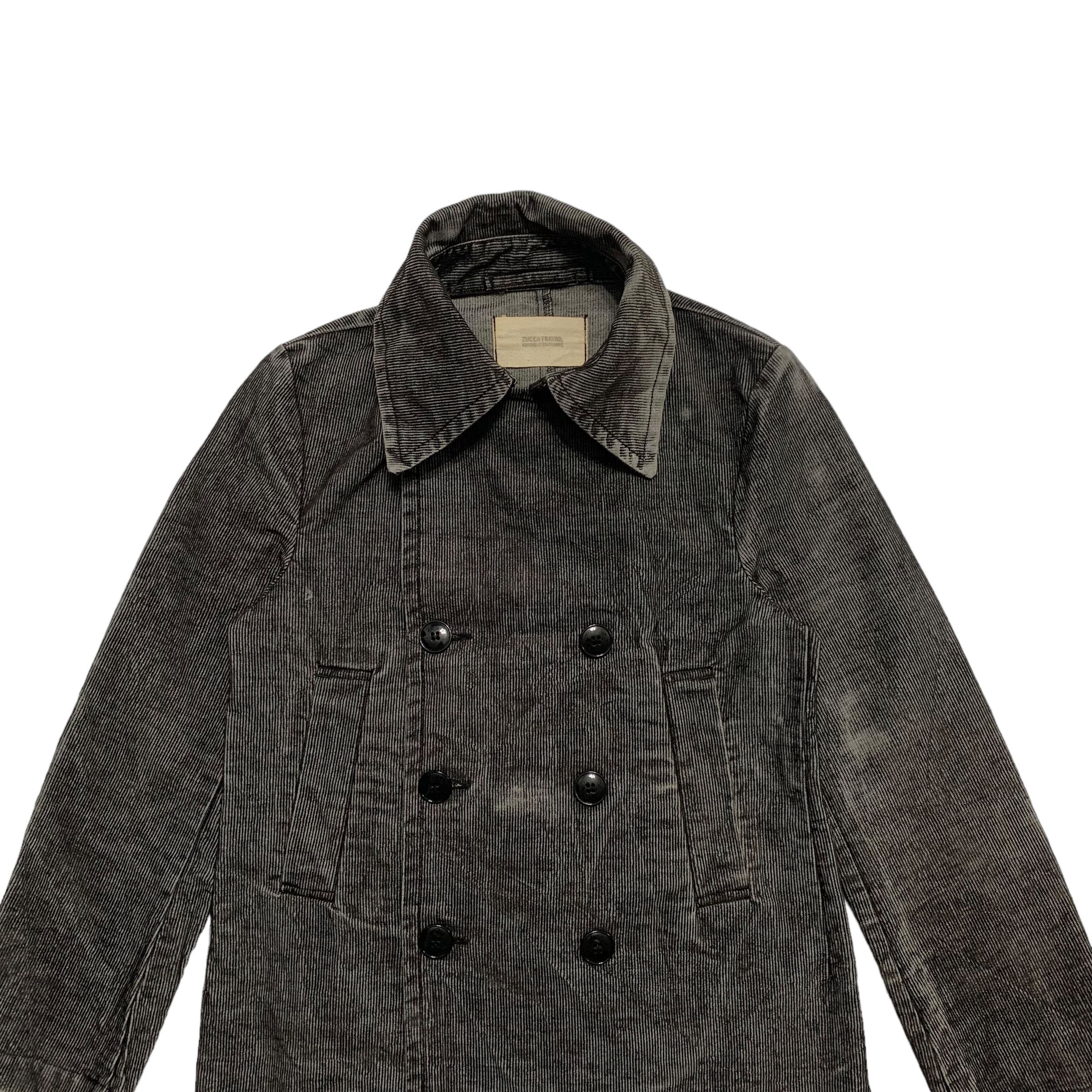 Zucca Zucca Double Breast Denim Coat Size US XS / EU 42 / 0 - 3 Thumbnail