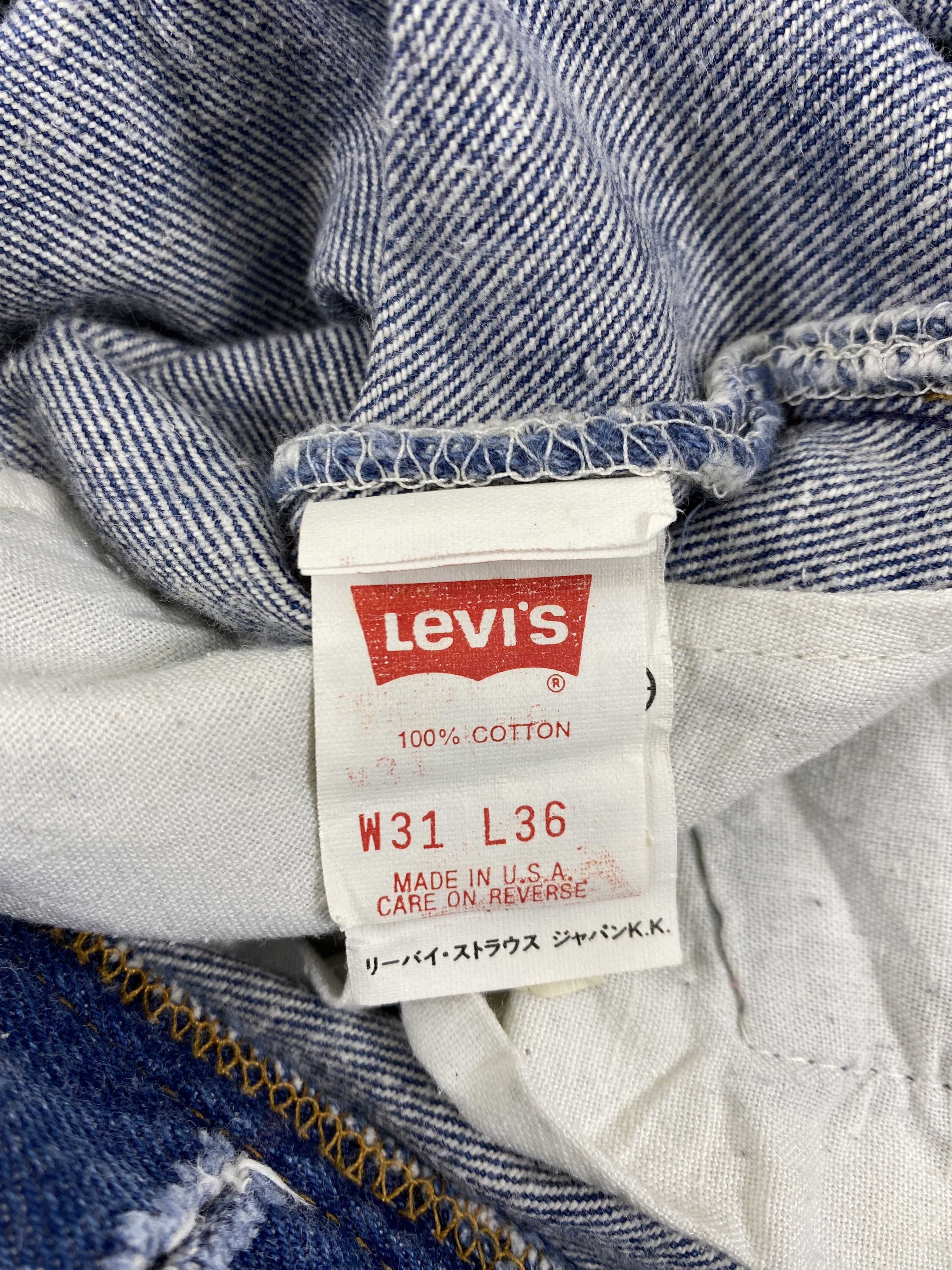 Levi's Blue Vintage Levi's 501 USA Jeans 30x29.5 - JN3598 Size US 30 / EU 46 - 11 Thumbnail