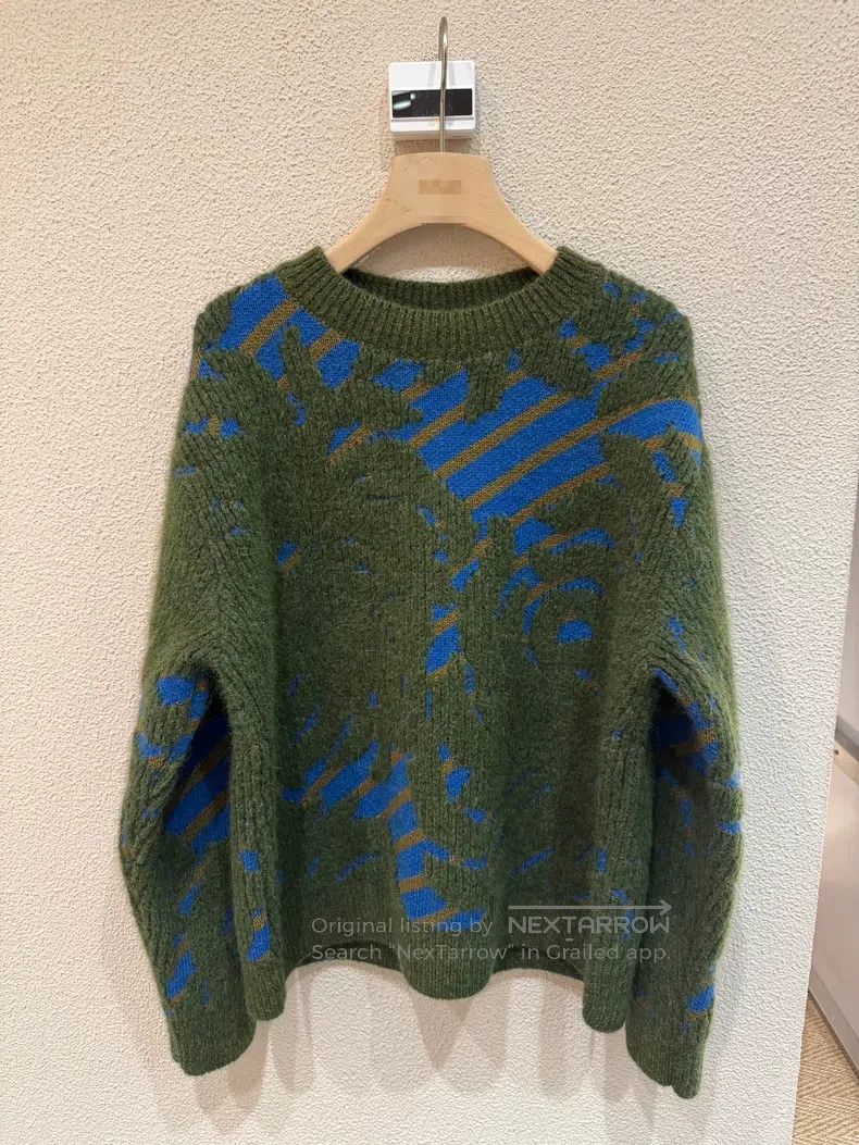 Dries Van Noten Dries Van Noten Autumn/Winter Flocked Pattern Sweater Size S / US 4 / IT 40 - 3 Thumbnail