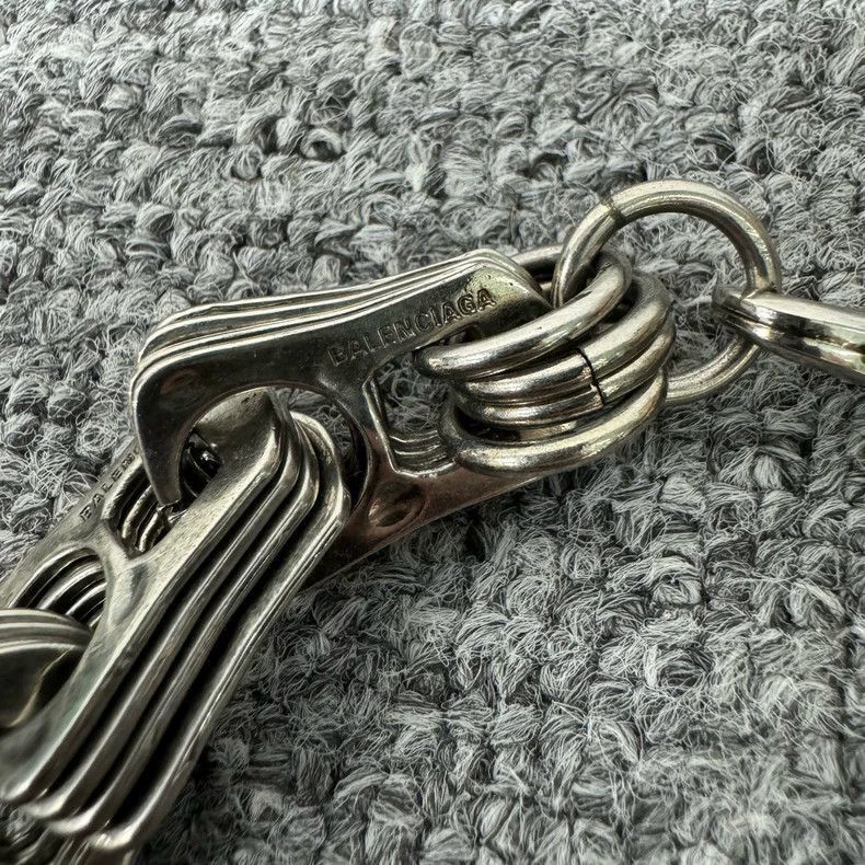 Balenciaga Balenciaga Balenciaga Silver Necklace Fashion Statement -2 Size ONE SIZE - 2 Thumbnail