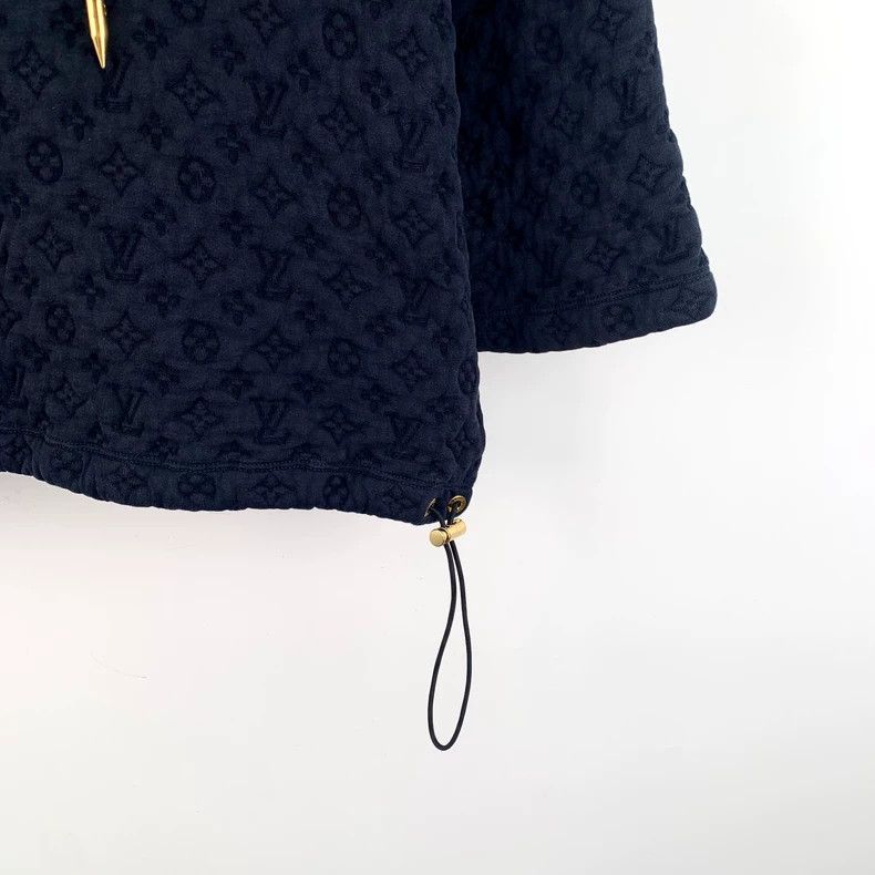 Louis Vuitton Louis Vuitton Cotton hooded drawstring short sleeve sweats Size S / US 4 / IT 40 - 4 Thumbnail