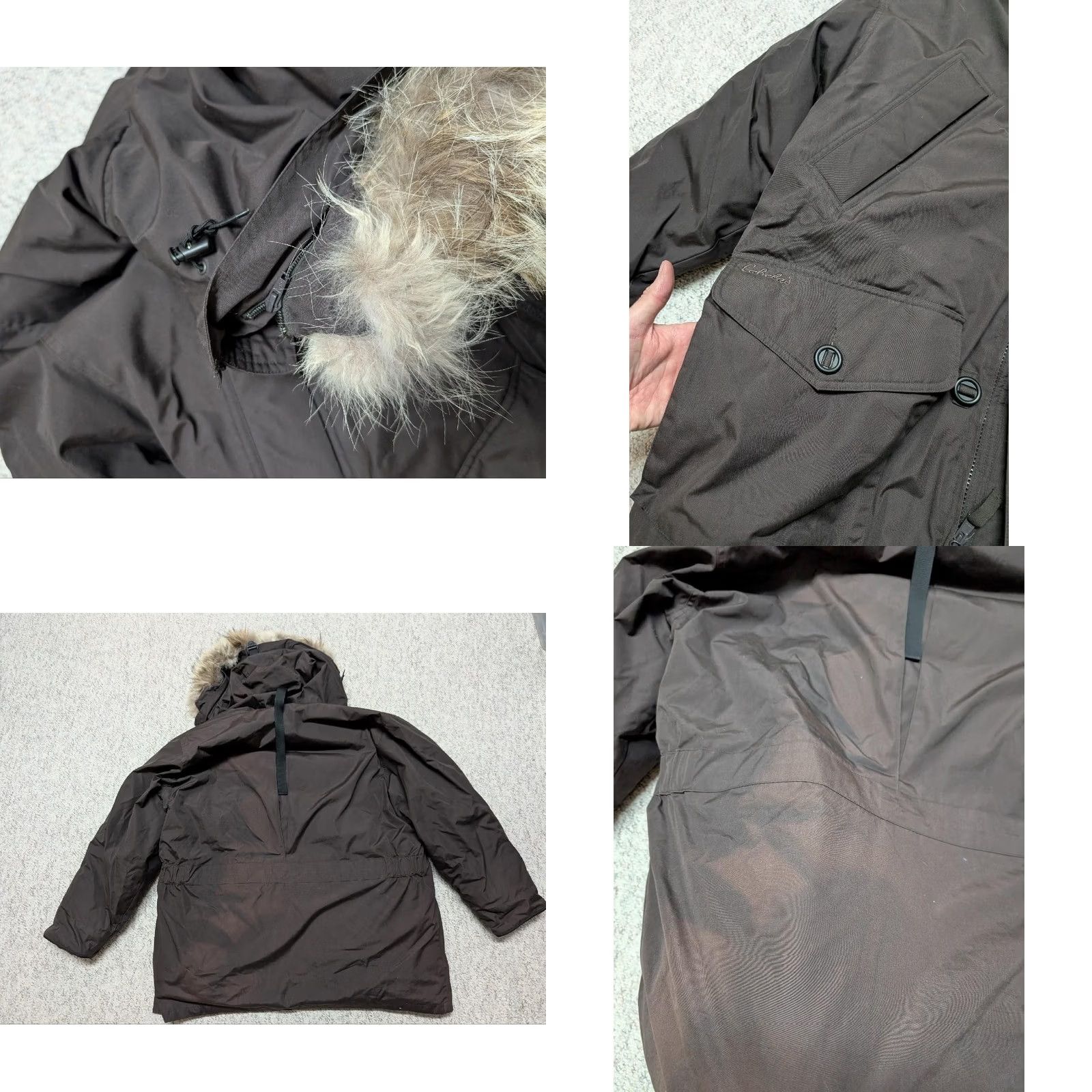 Vintage VINTAGE Cabela's parka coat GOOSE DOWN coyote fur trim XL brown ARCTIC coat Men's Size US XL / EU 56 / 4 - 8 Thumbnail