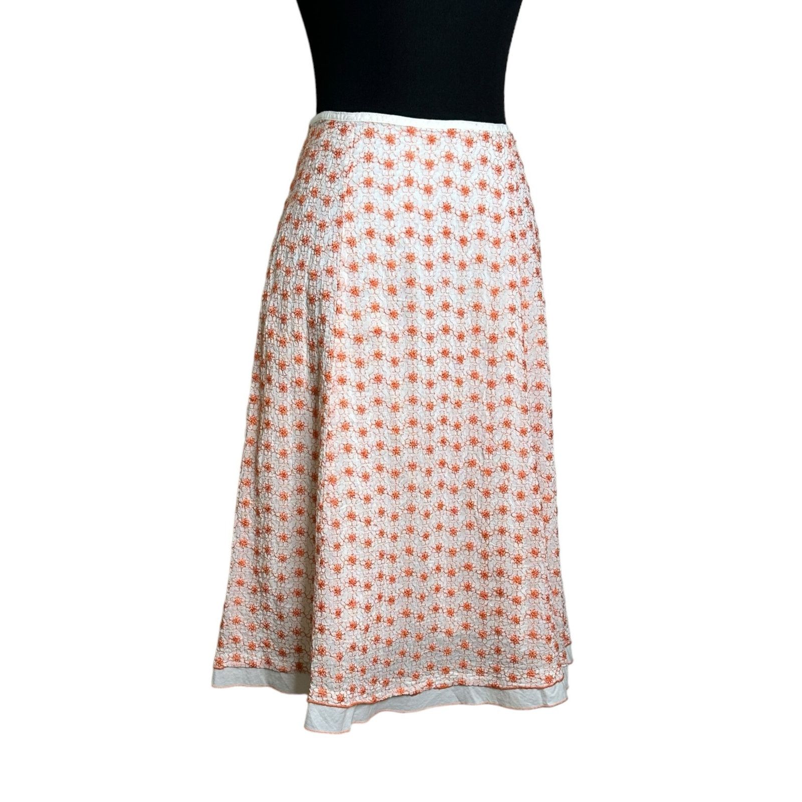 Johnny Was Johnny Was floral embroidered midi skirt size 8 Size 30" / US 8 / IT 44 - 5 Thumbnail