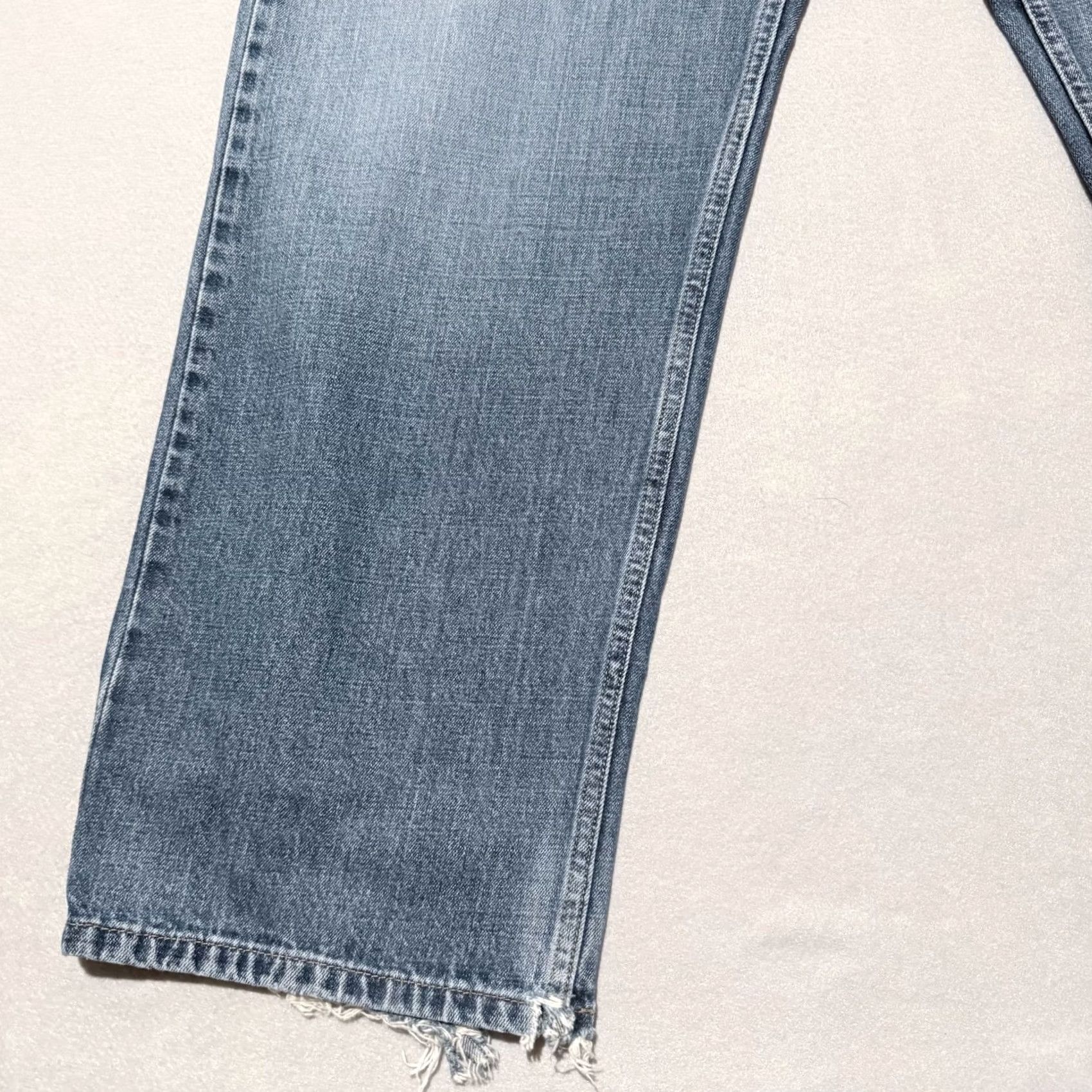 Levi's Levi's 569 Jeans Men Blue Distressed Zip-Fly Straight-Leg 38x32 Size US 38 / EU 54 - 4 Thumbnail