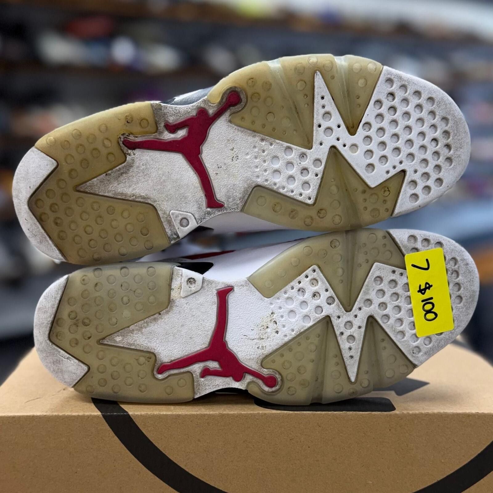 Jordan Brand Jordan 6 Retro Carmine (2021) - Preowned Size US 7 / IT 37 - 5 Thumbnail