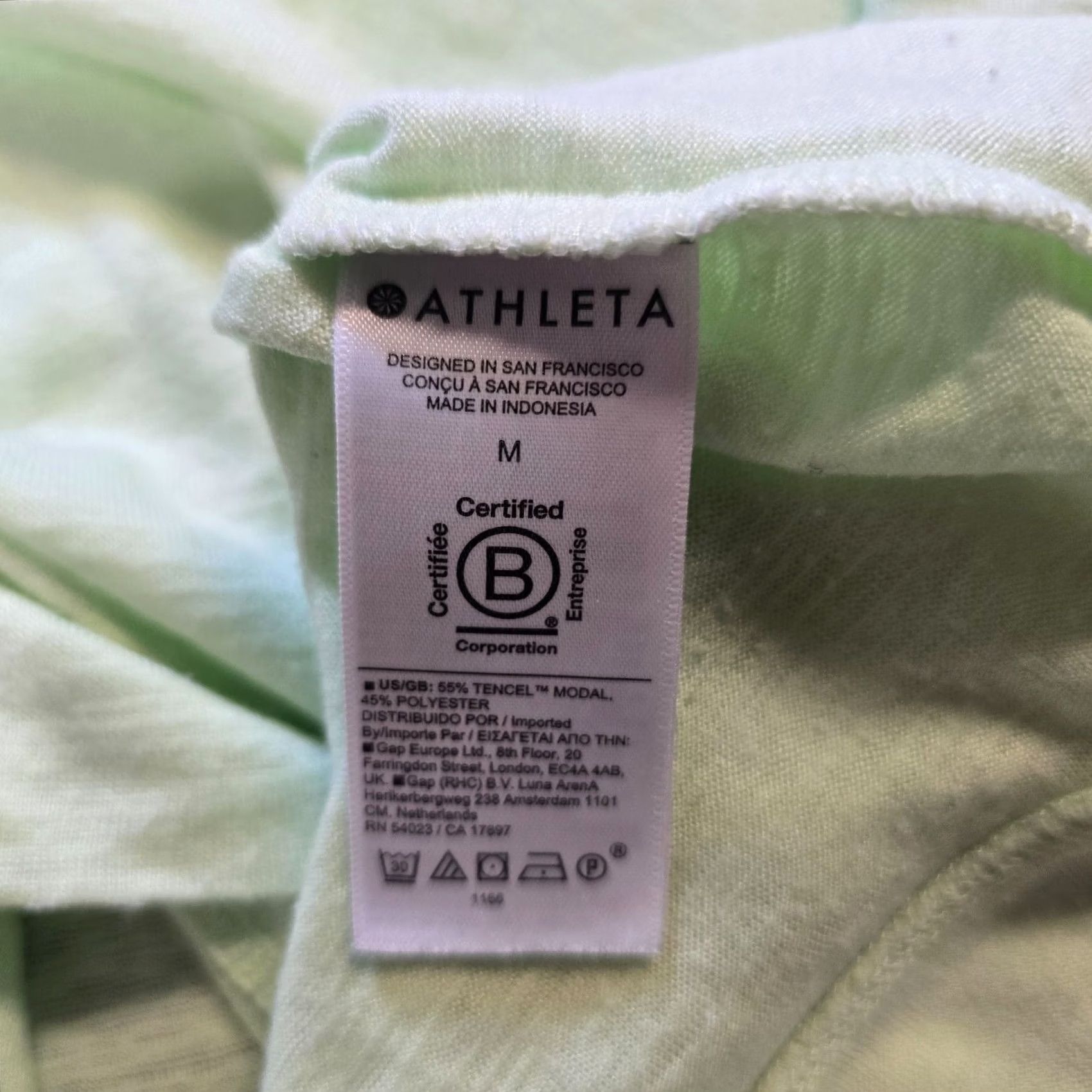 Athleta Athleta Top Womens Size Medium Green Slub Knit Short Sleeve Boxy Relaxed Casual Shirt Ladies XL Green Slub Knit Basic Classic Theme Size XL / US 12-14 / IT 48-50 - 7 Thumbnail