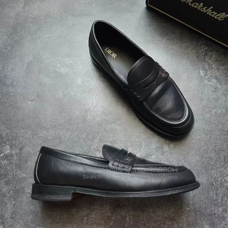 Dior Dior Granville Logo Leather Loafers. Size US 9.5 / EU 42-43 - 5 Thumbnail