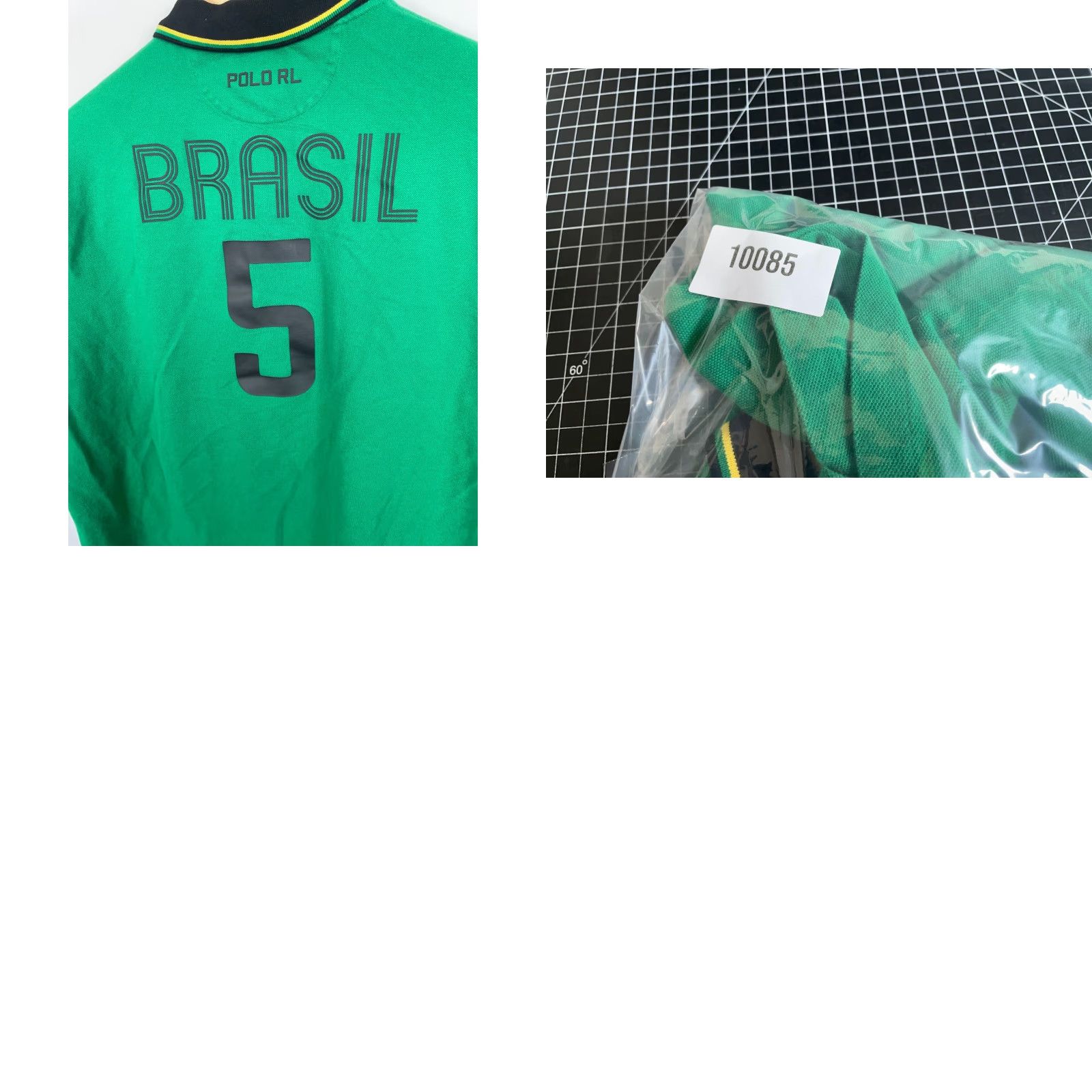 Polo Ralph Lauren Polo Ralph Lauren Shirt Men's 2XL Green Yellow Custom Slim Fit Brazil Size US XXL / EU 58 / 5 - 9 Thumbnail