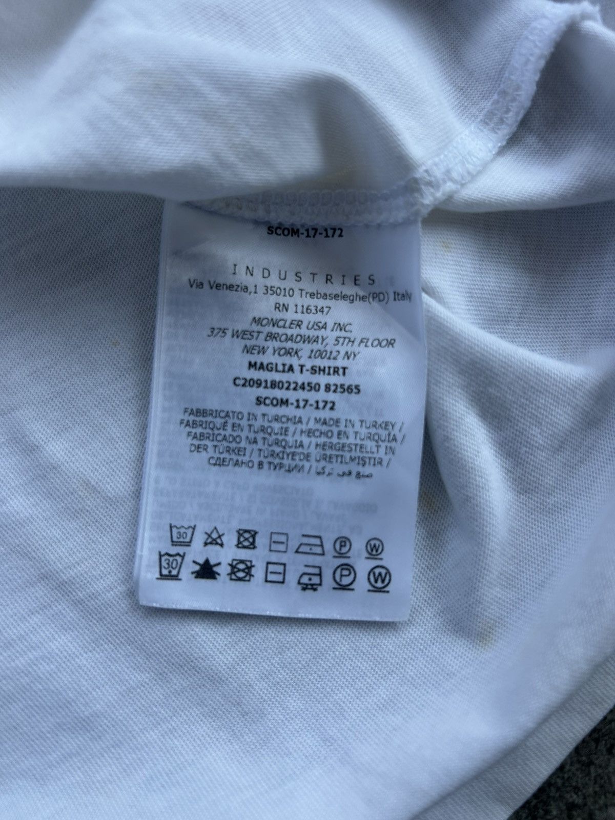 Moncler Maglia T-shirt Size US M / EU 48-50 / 2 - 6 Thumbnail