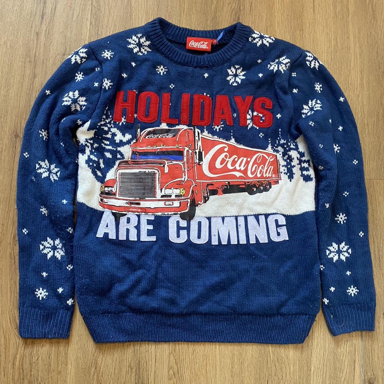 Coca Cola Coca-Cola blue and white Christmas sweater Size US XS / EU 42 / 0 - 1 Thumbnail