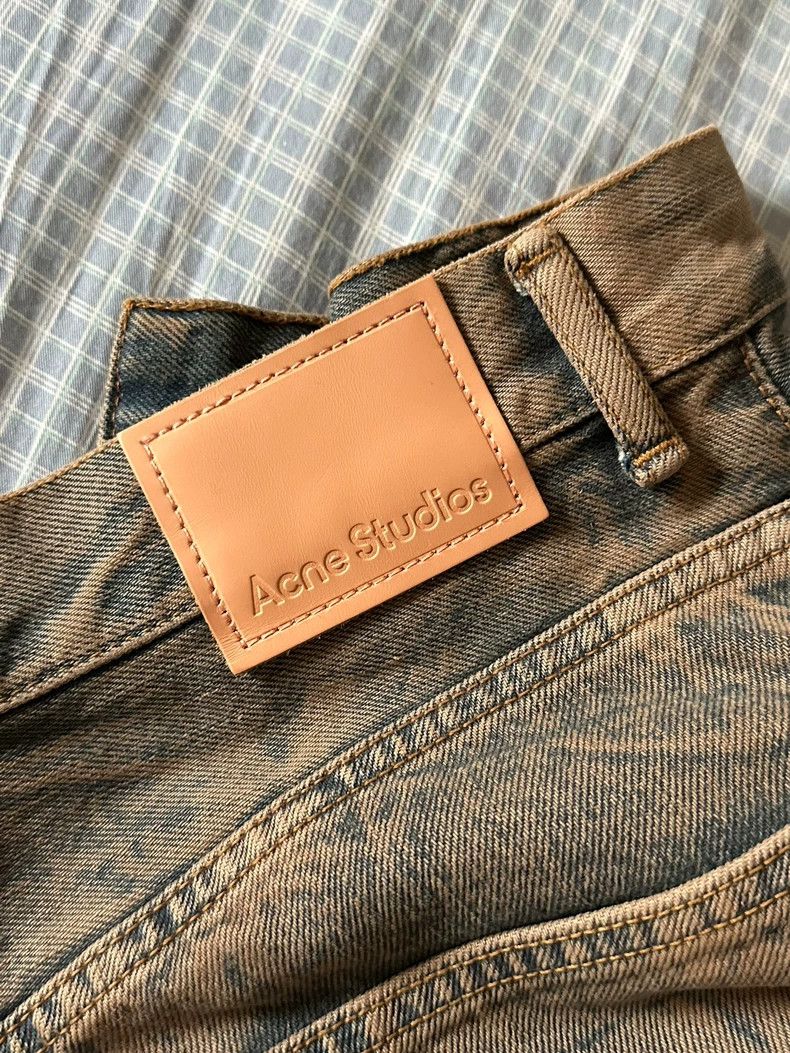 Acne Studios acne studios High-waisted wide-leg jeans 2506-Nextarrow Size US 28 / EU 44 - 4 Thumbnail