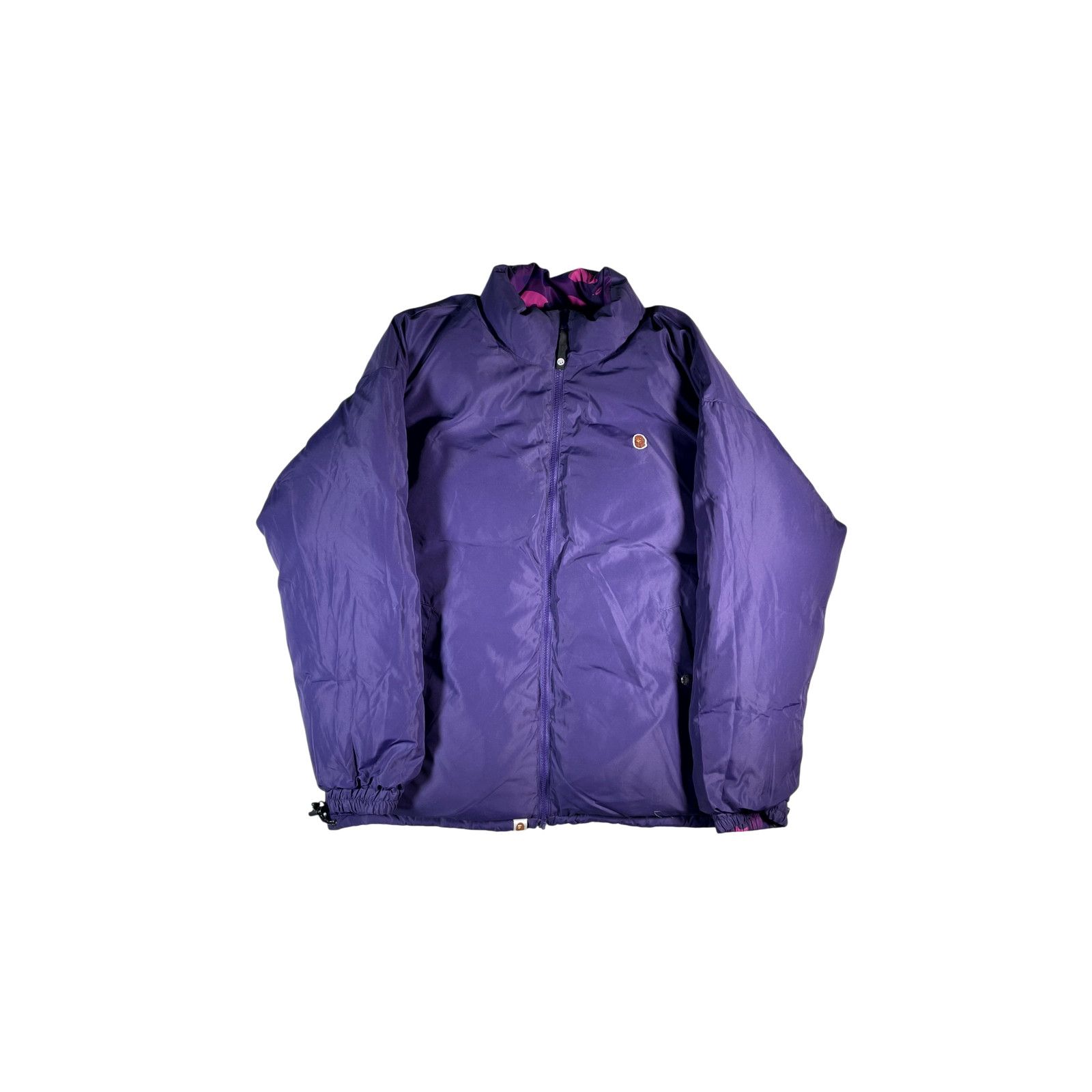 Bape BAPE Reversible Camo Purple Puffer Jacket Size US XL / EU 56 / 4 - 2 Thumbnail