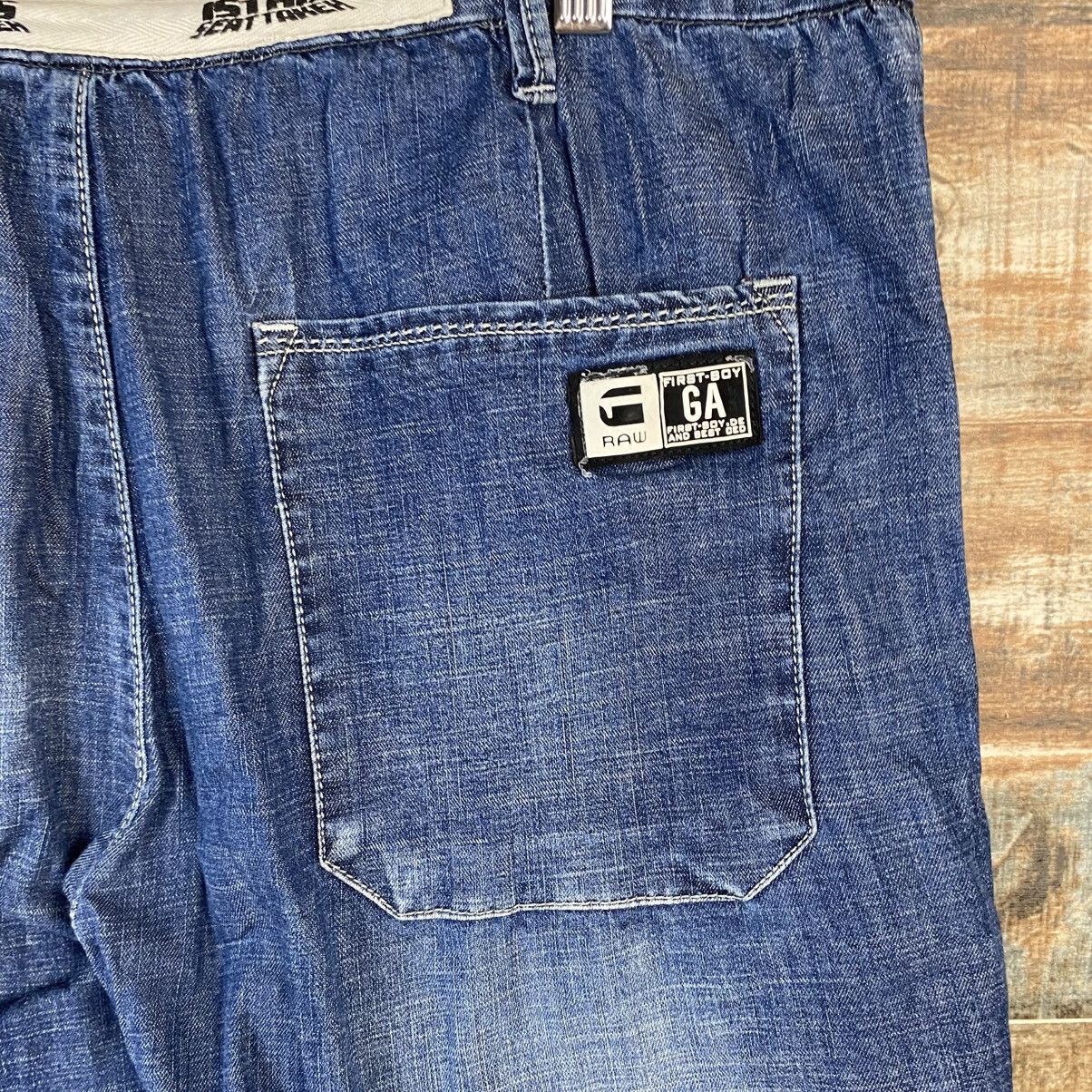 Japanese Brand DL Raw Blue Vintage faded Denim Pants #C1252 Size US 35 - 18 Thumbnail
