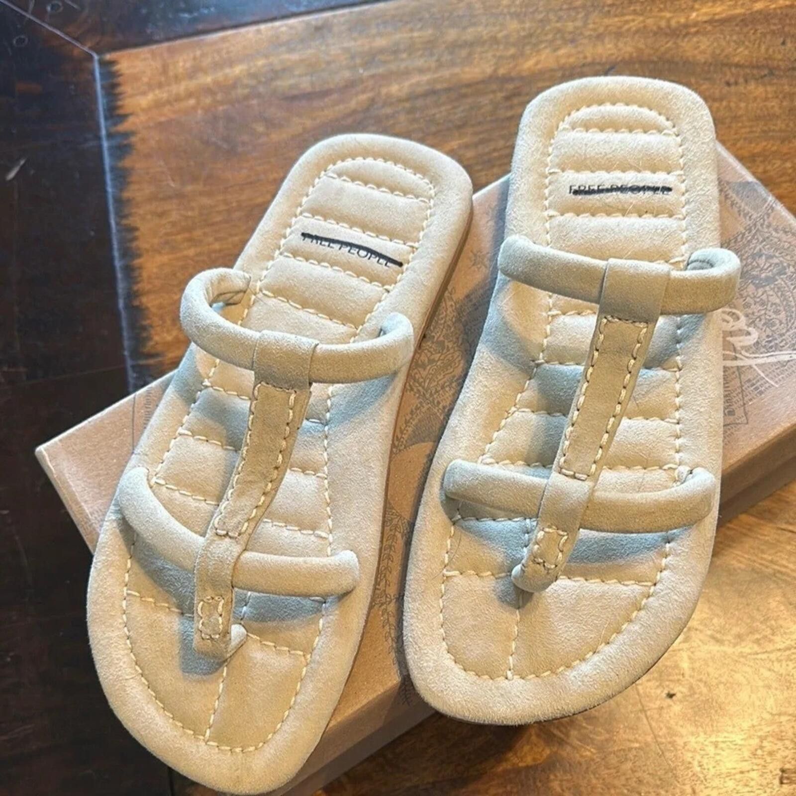 Free People Free People FP Hadden Suede Slide Sandal Size 10 Size US 10 / IT 40 - 1 Thumbnail