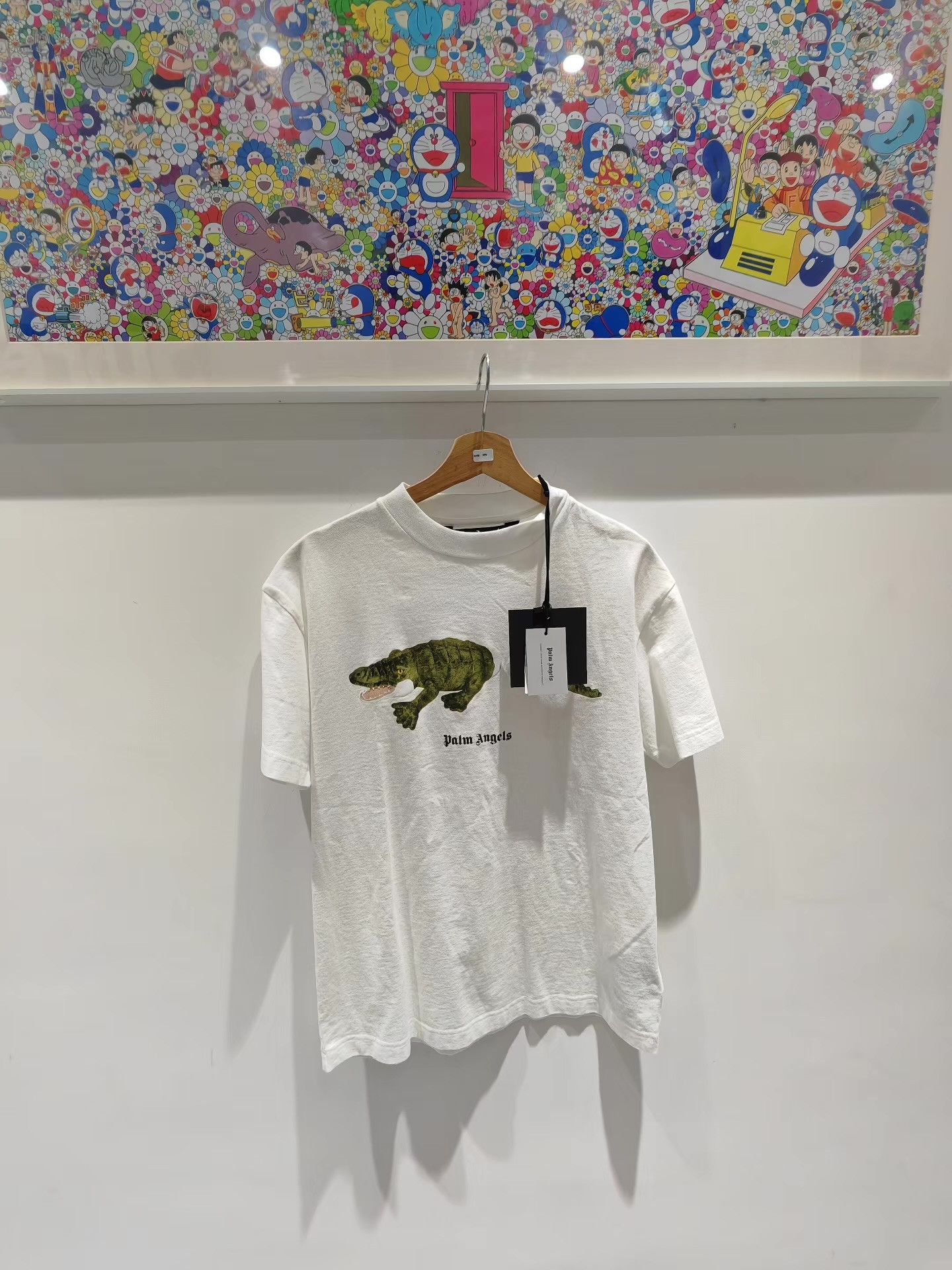 Palm Angels Palm Angels Broken Tail Crocodile Short Sleeve Tee Q15 Size US S / EU 44-46 / 1 - 1 Thumbnail