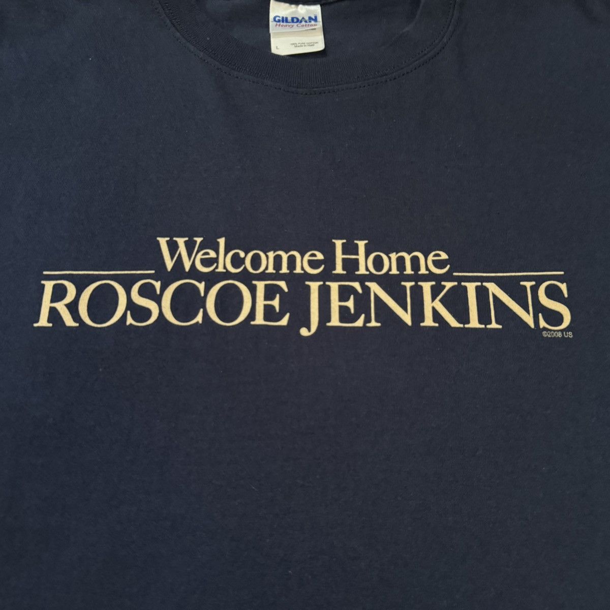 Gildan Welcome Home Roscoe Jenkins movie promo 2008 Tee Size US L / EU 52-54 / 3 - 4 Thumbnail
