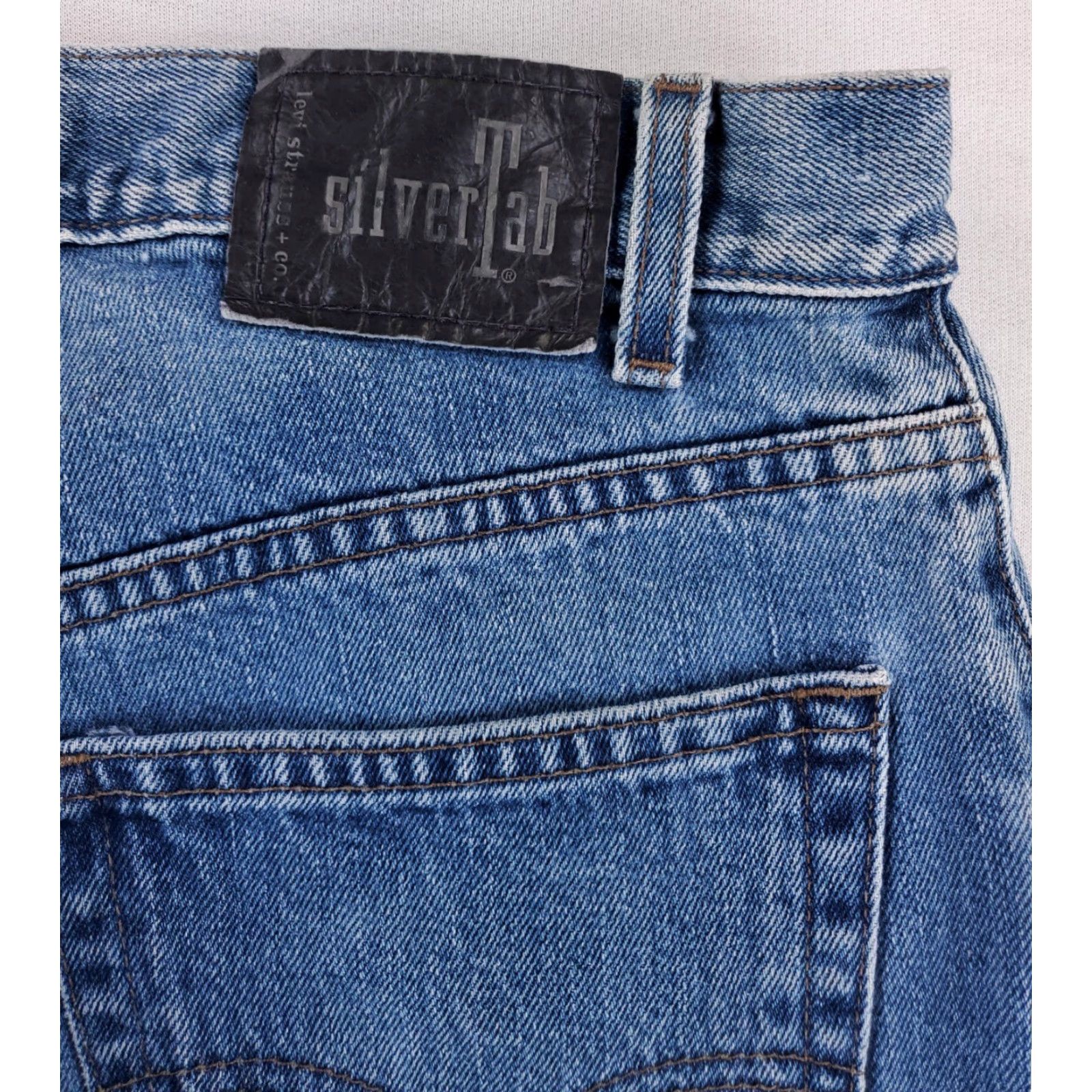 Levi's VINTAGE Levi's Silvertab Straight Relaxed 90s Jeans Mens 34x31.5 34x34 Blue Denim Mens Size US 34 / EU 50 - 6 Thumbnail