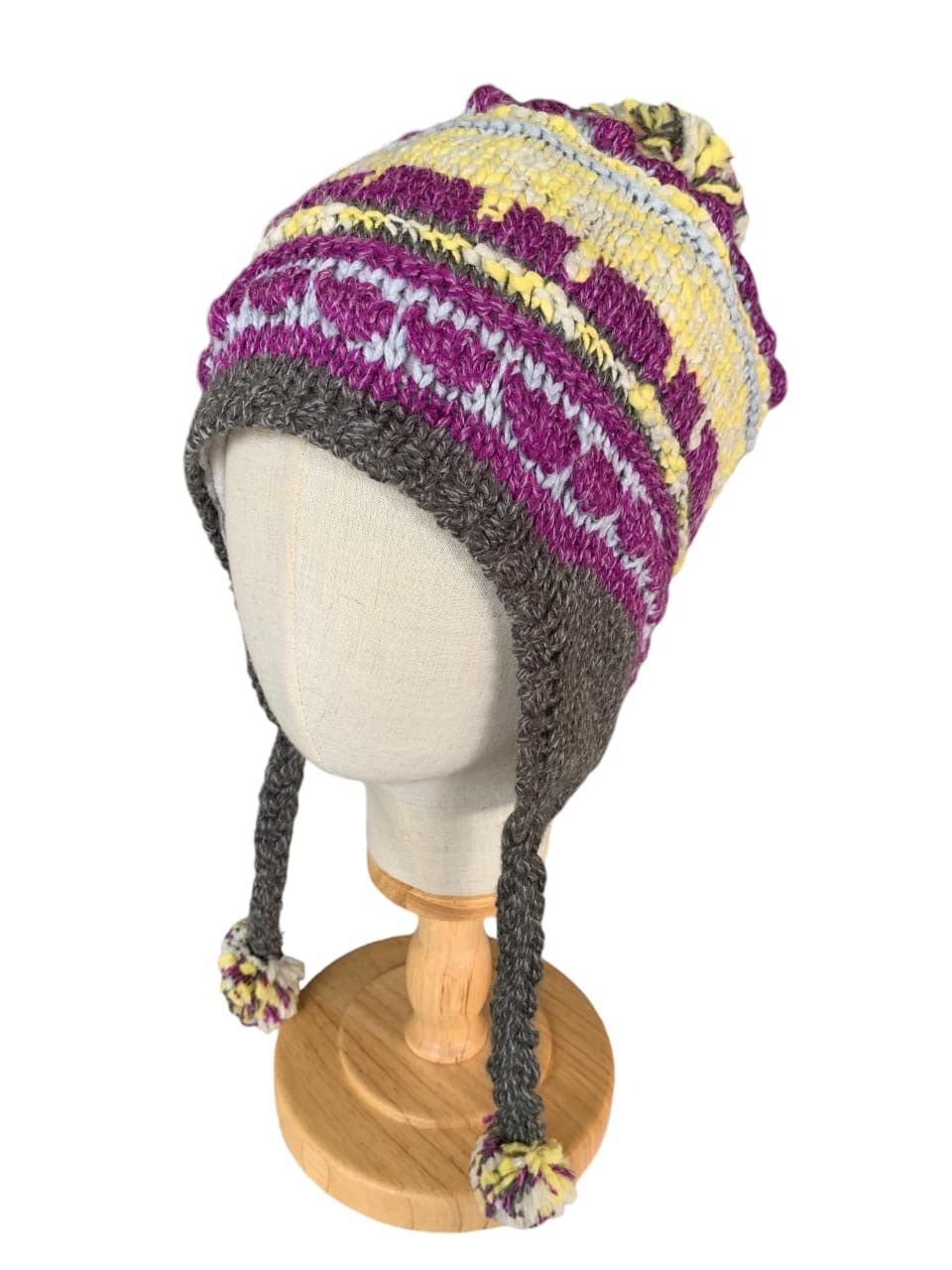 Japanese Brand × Phenix Phenix Earflap Knitted Multicolour Beanie Hat Size ONE SIZE - 3 Thumbnail