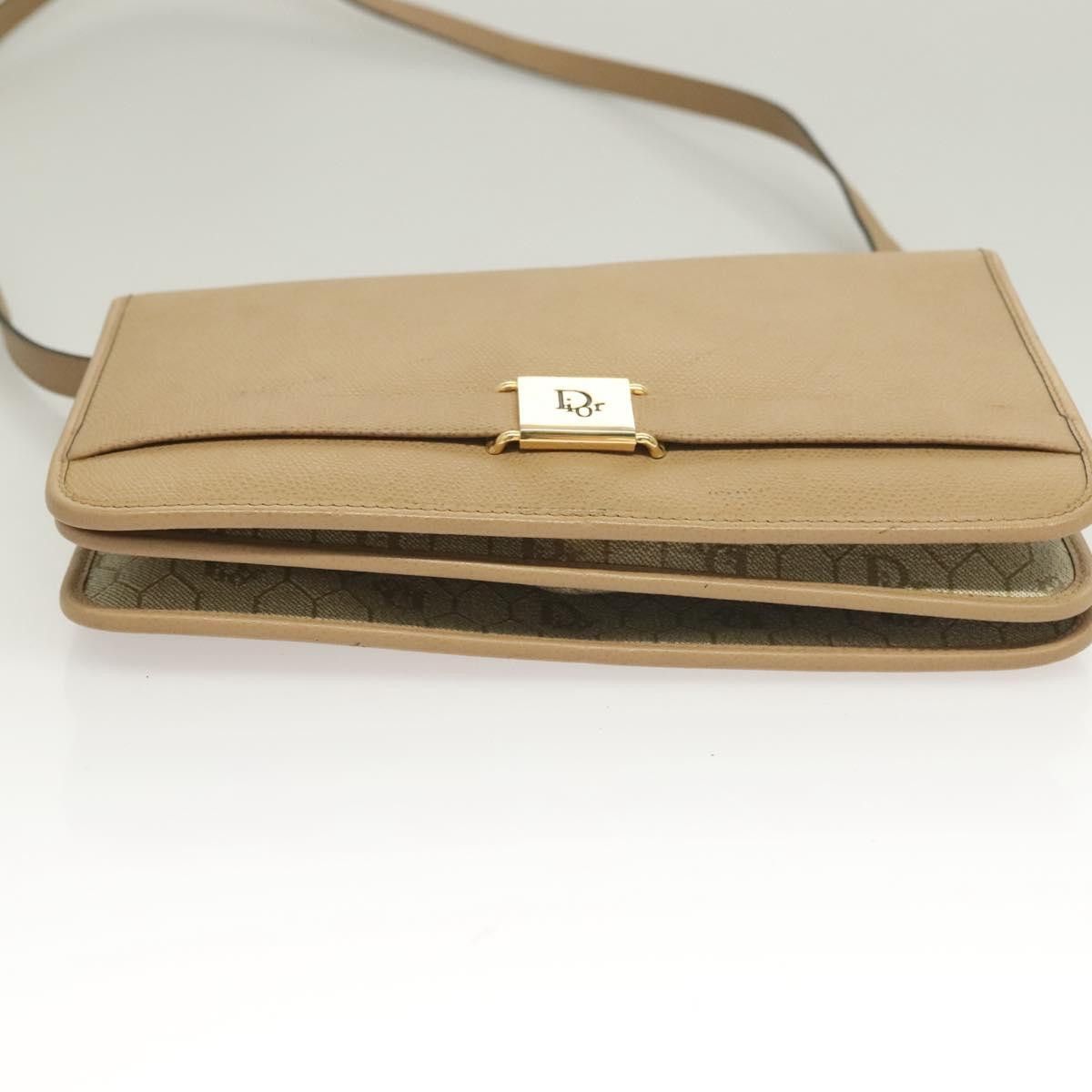 Dior DIOR Shoulder Bag Leather Beige Gold Size ONE SIZE - 9 Thumbnail