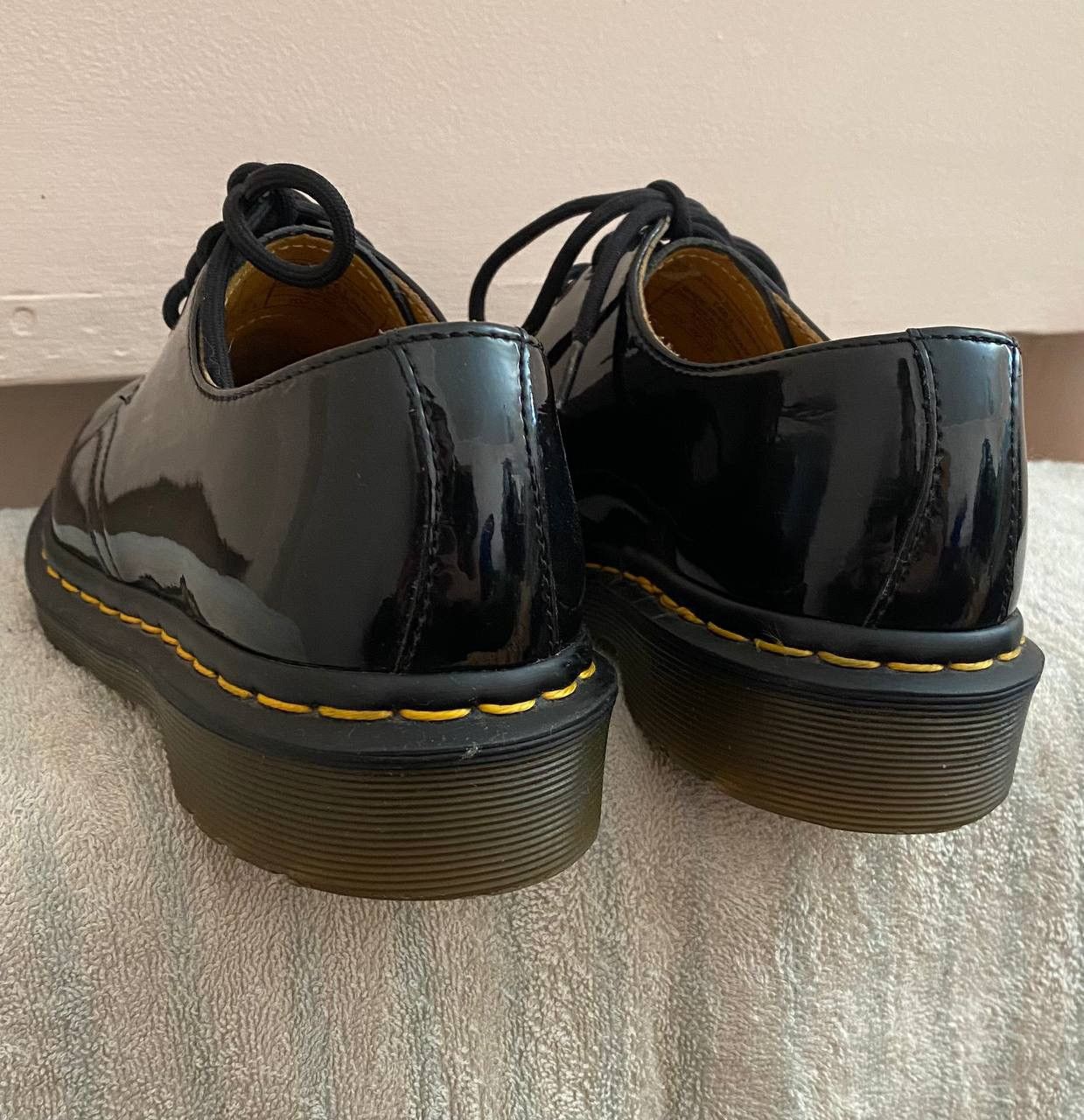 Dr. Martens × Vintage 🔥 Dr. Martens 1461 Classic Black Patent Leather Oxford Size US 6 / IT 36 - 6 Thumbnail