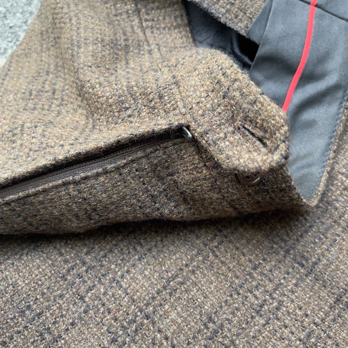 Vintage Vintage 80s WOOL Plaid Pants Size US 32 / EU 48 - 3 Thumbnail