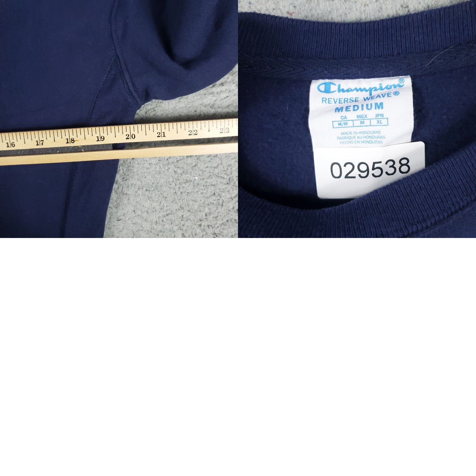Champion Champion Blue Pullover Sweater Womens Medium Fleece Crew Neck Long Sleeve Sports Size M / US 6-8 / IT 42-44 - 8 Thumbnail