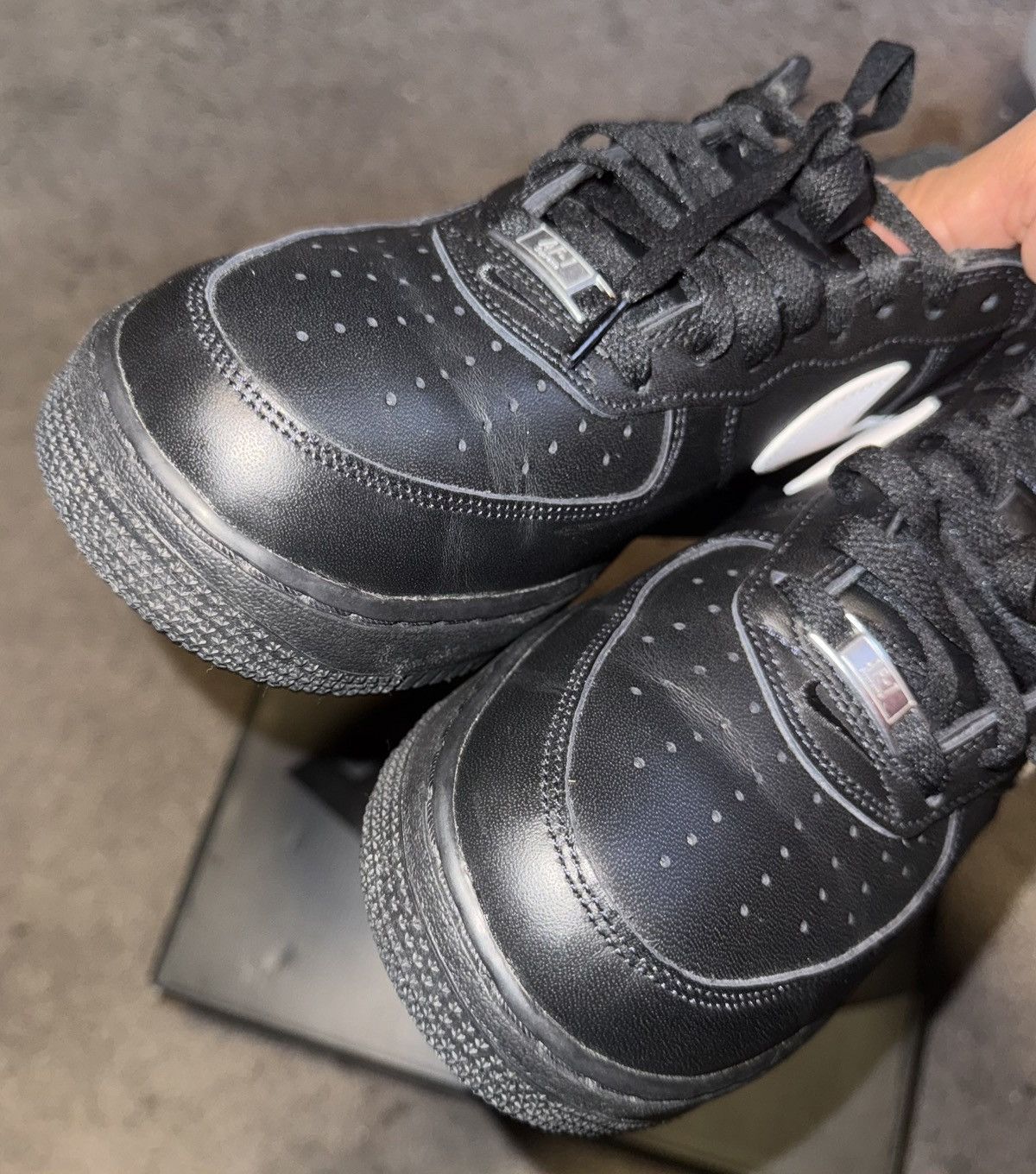 Nike × Supreme Nike supreme air force 1 black white 9.5 Size US 9.5 / EU 42-43 - 13 Thumbnail